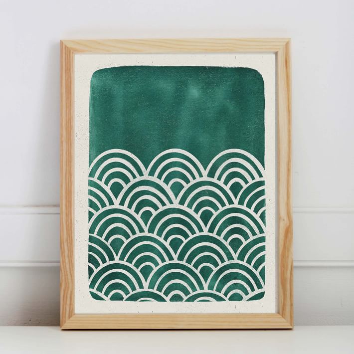 Pauline Stanley Studio Wall Art - Scallop Waves