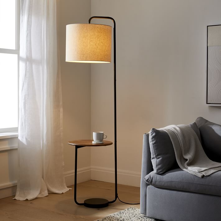 Industrial Shelf Floor Lamp (68") | West Elm
