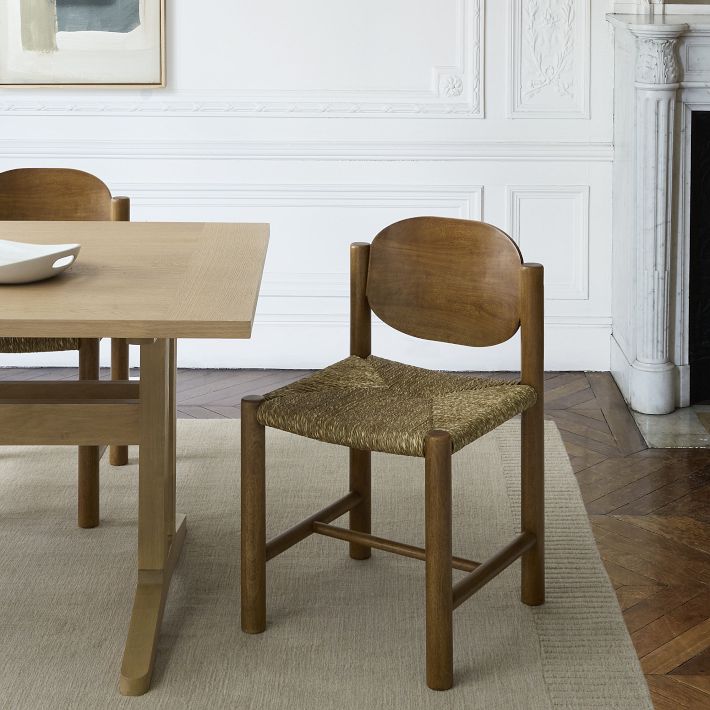West elm dining chairs wood discount