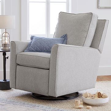 Bedford Swivel Glider Recliner | West Elm