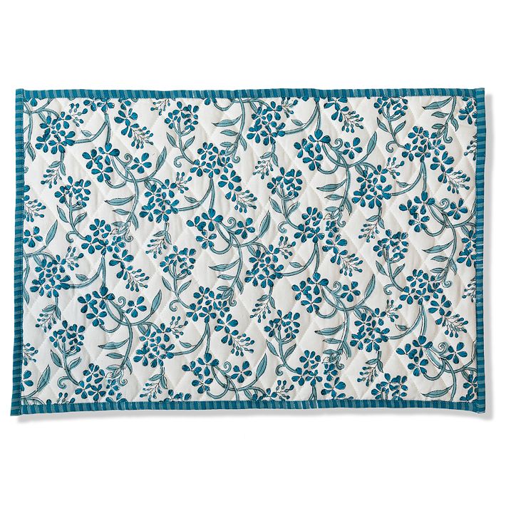 Furbish Studio Block Print Quilted Placemat (Set of 4)