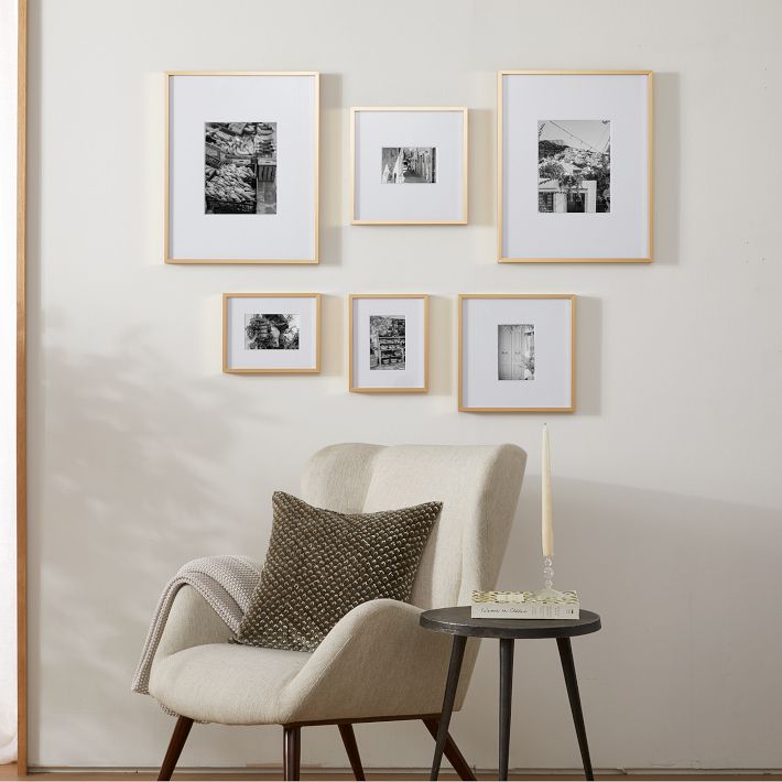 The Standard Organic Gallery Frames Set (Set of 6) | West Elm