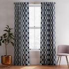 Bold Shape Curtain (Set of 2) - Midnight