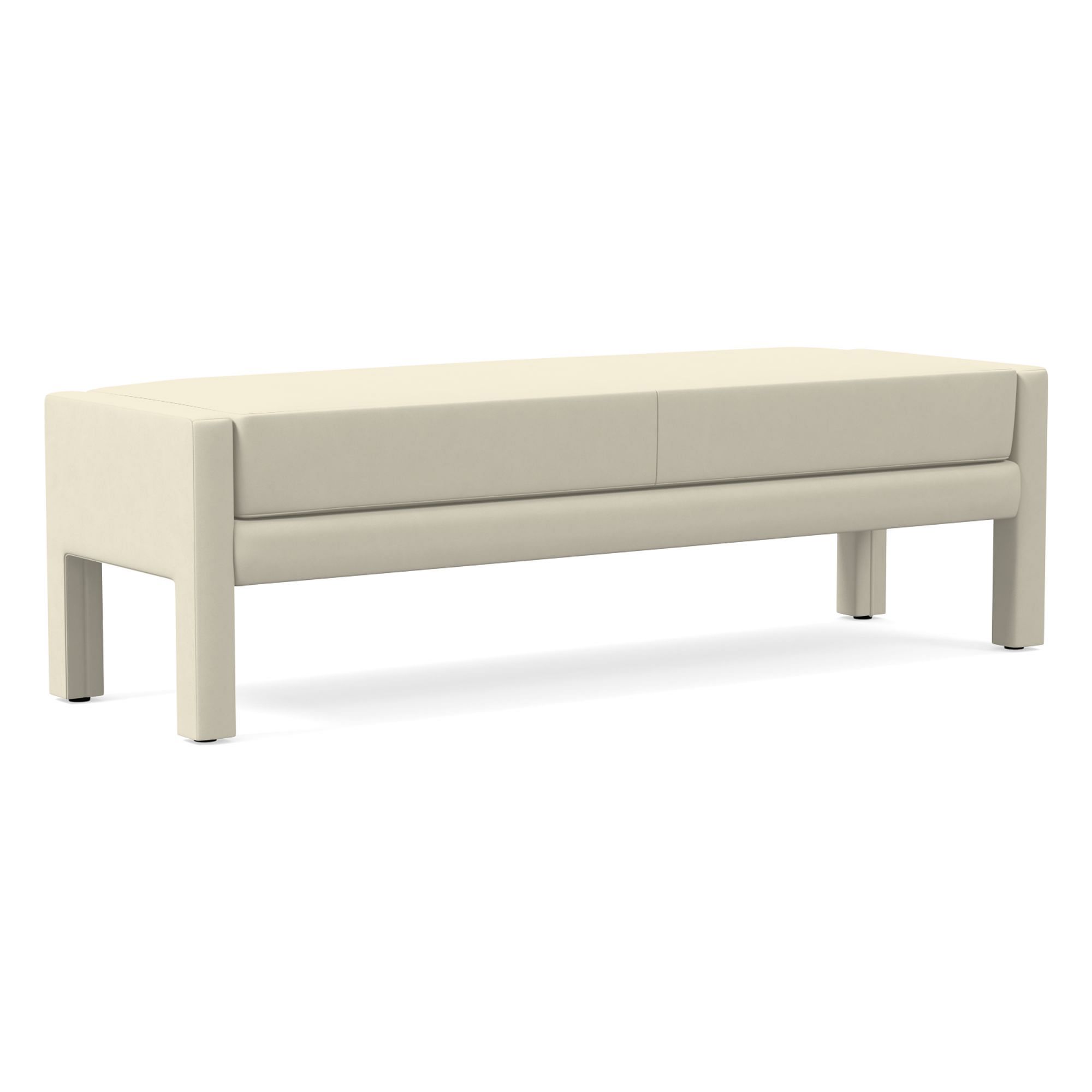 Scarlett Leather Bench | West Elm