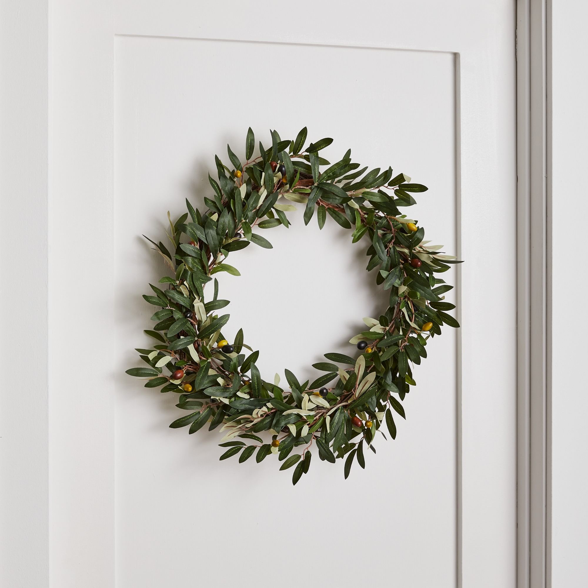 Faux Olive Wreath | West Elm