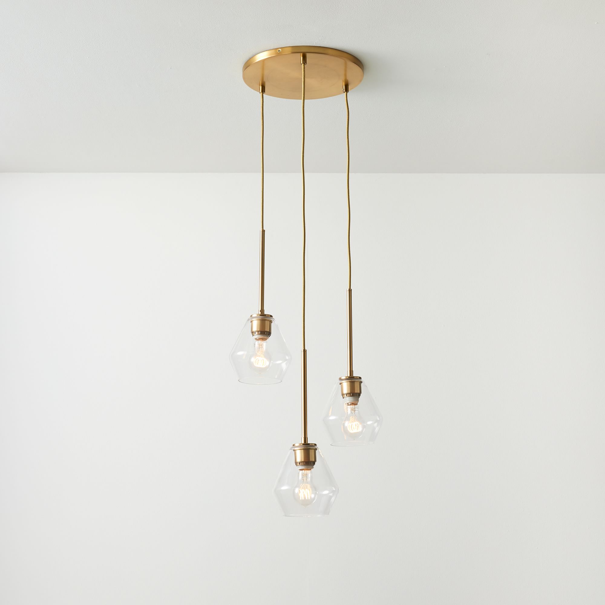 Sculptural -Light Geo Chandelier | West Elm