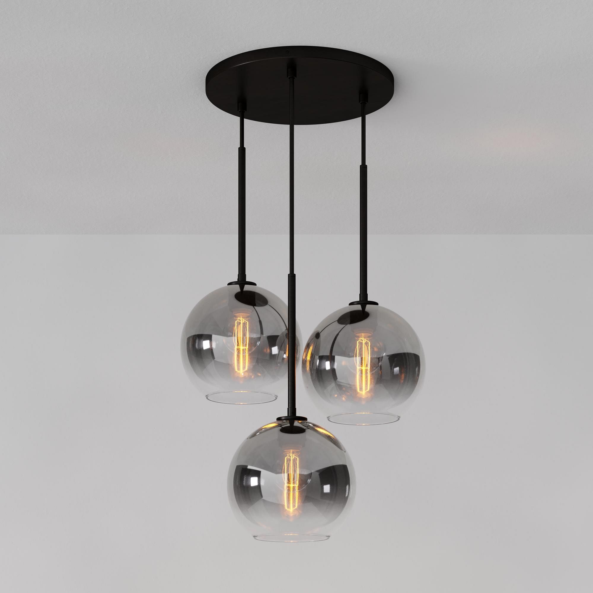 Sculptural 3-Light Globe Chandelier | West Elm