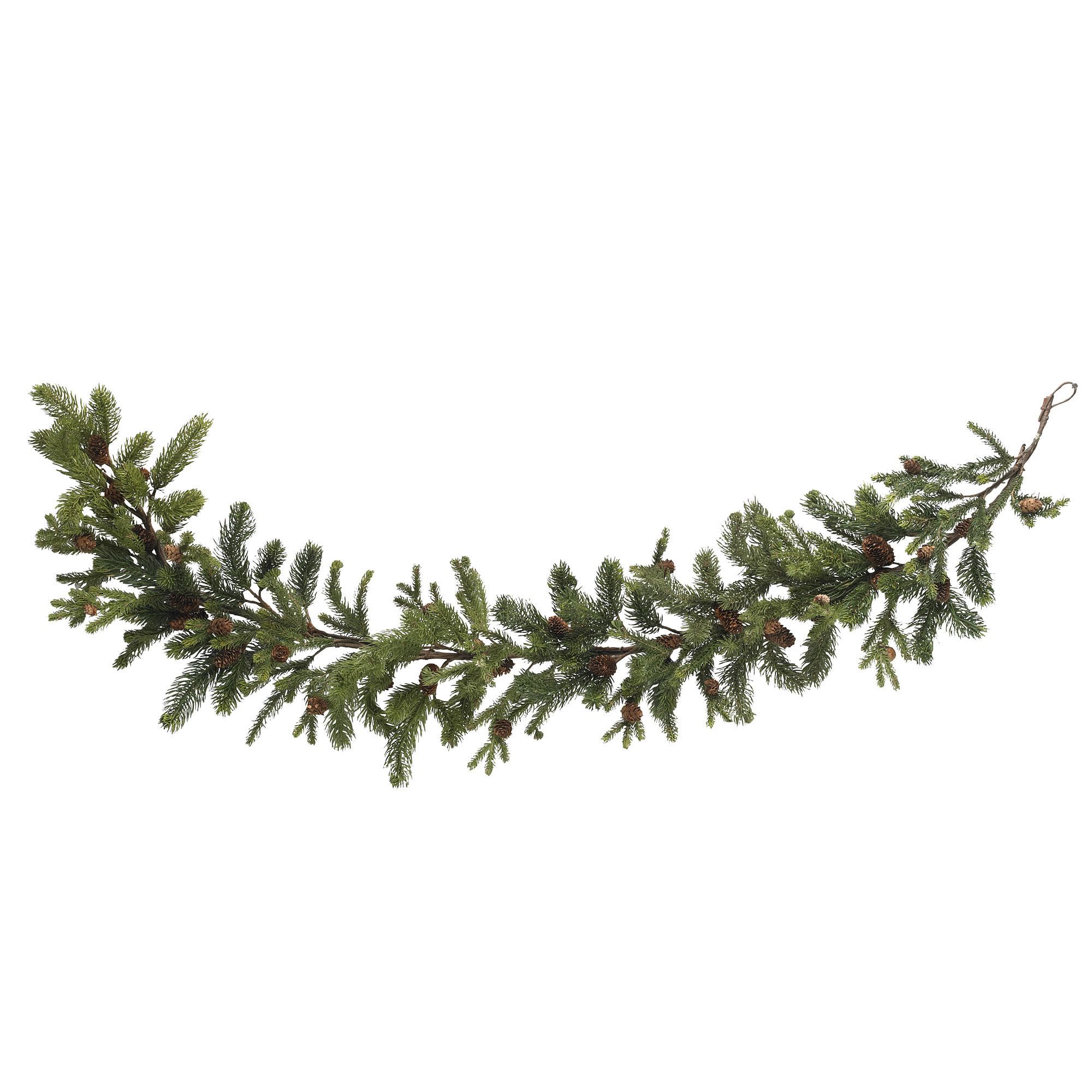 Faux Pine w/ Pine Cones Garland | West Elm