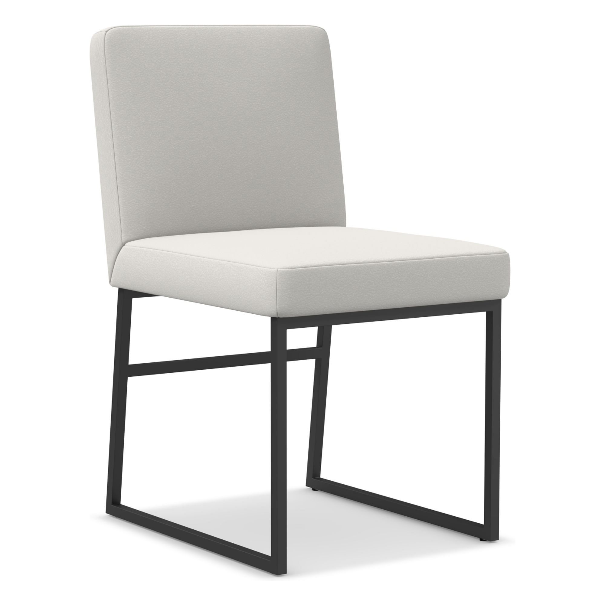 Range Leather Side Dining Chair | West Elm