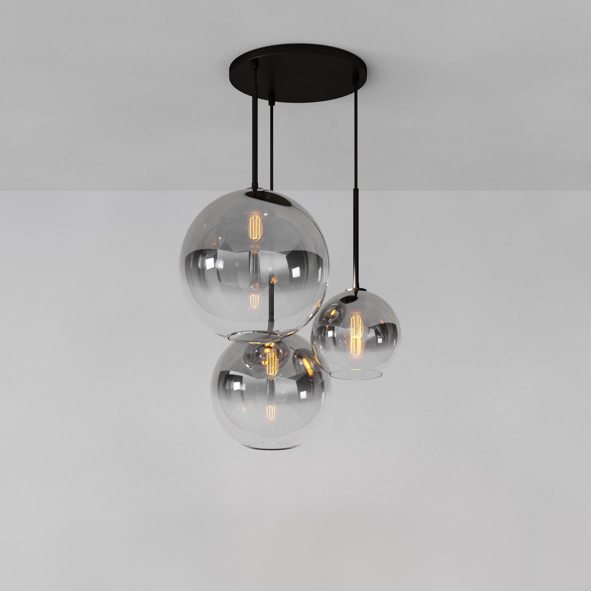 Sculptural 3-Light Globe Chandelier | West Elm