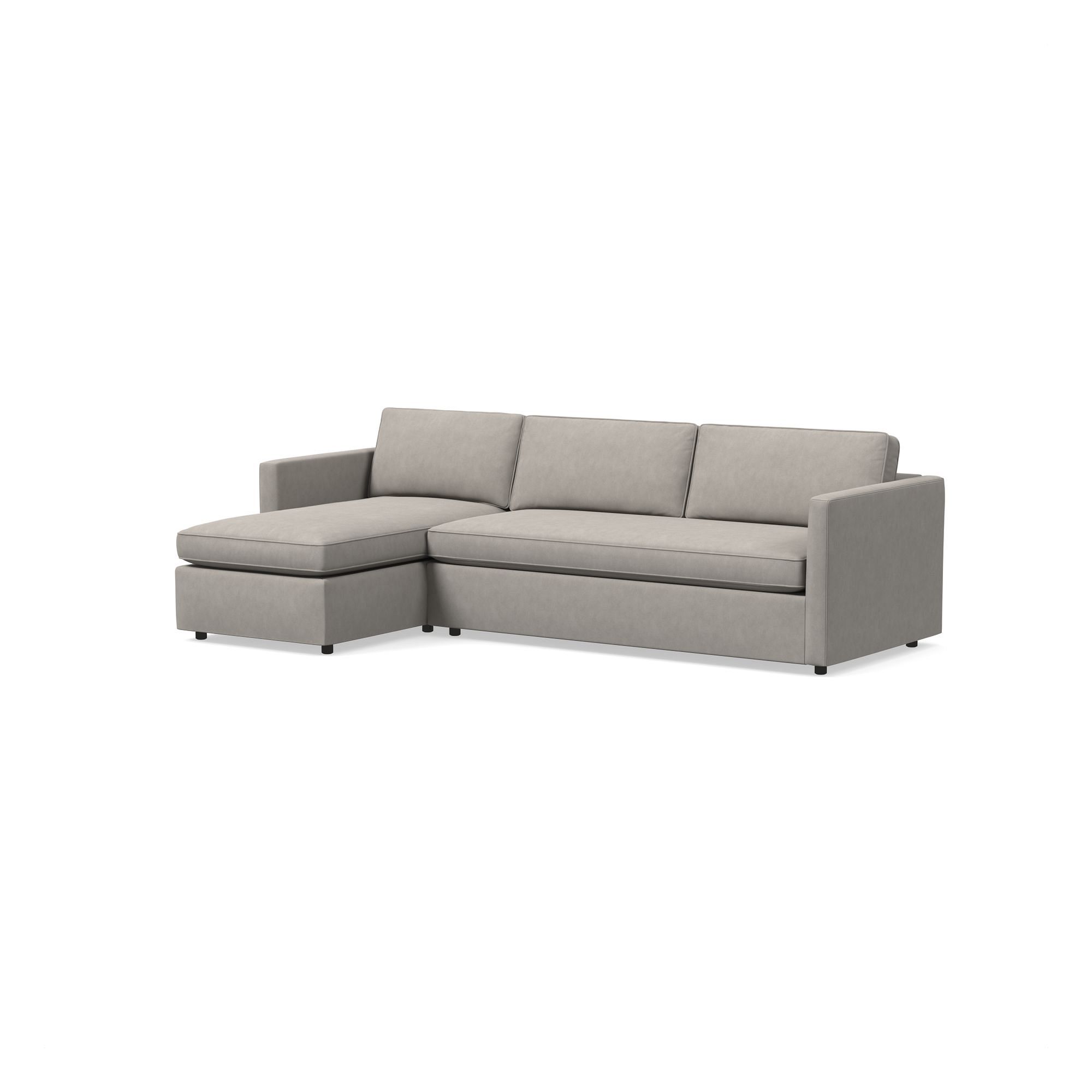 Harris 2 Piece Pop Up Sleeper Sectional With Storage | West Elm