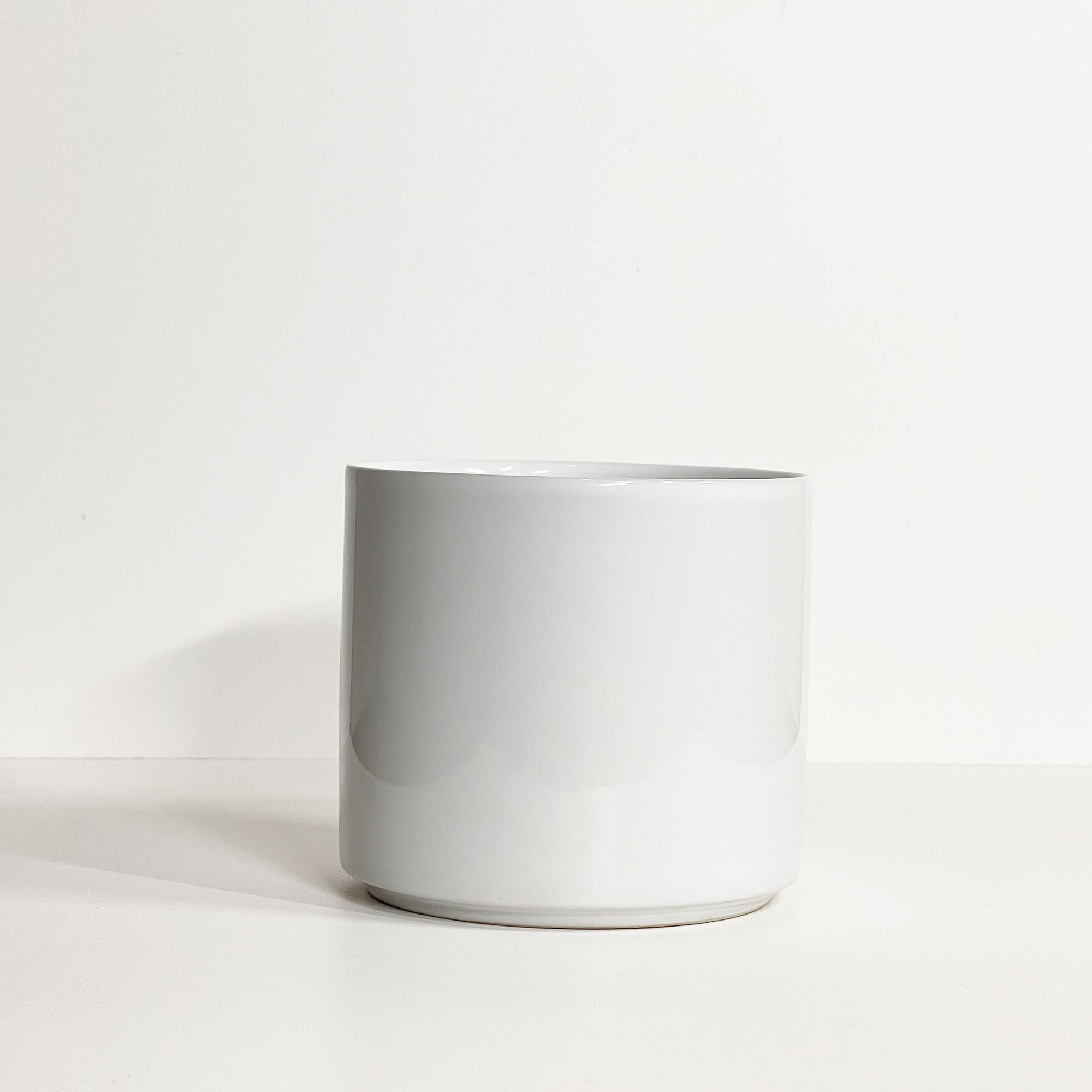 Glossy Cyn Ceramic Planter | West Elm