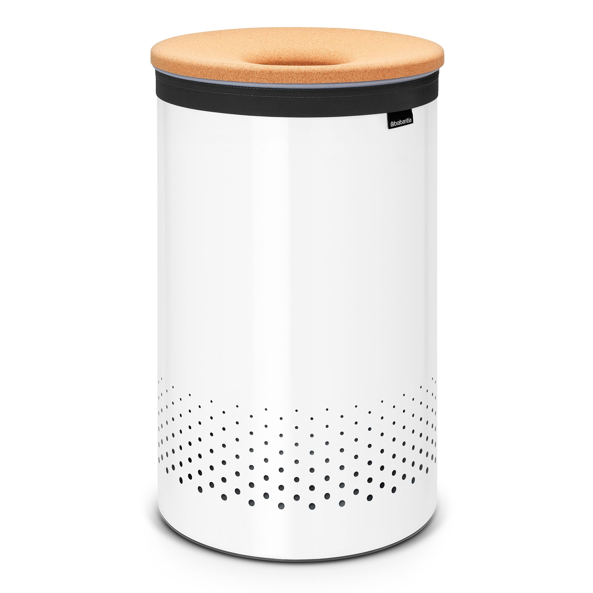 Brabantia Lidded Steel Hamper | West Elm