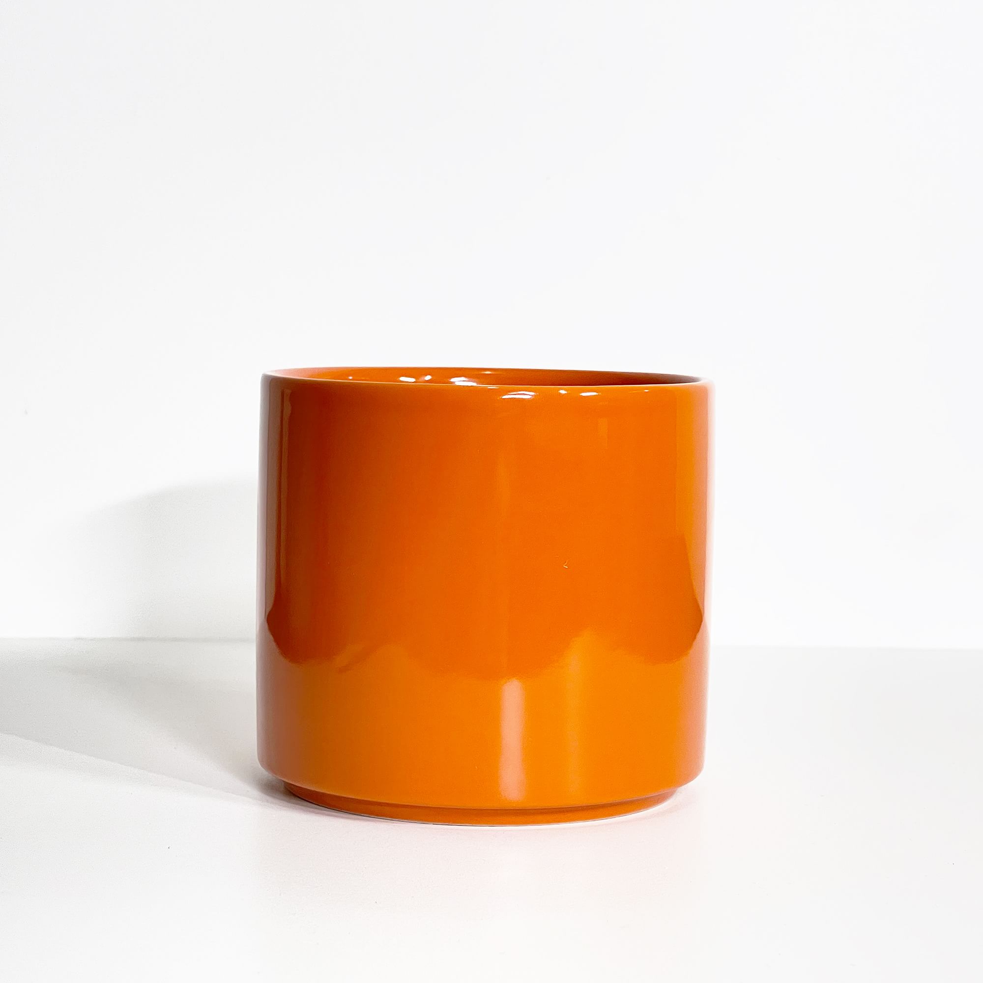 Glossy Cyn Ceramic Planter | West Elm