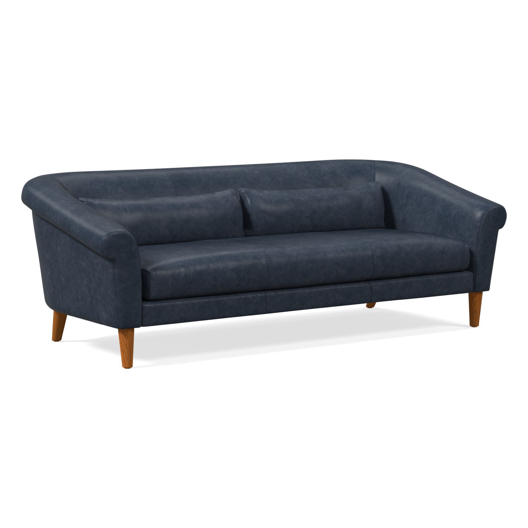 Parlor Leather Sofa (60"–82") | West Elm