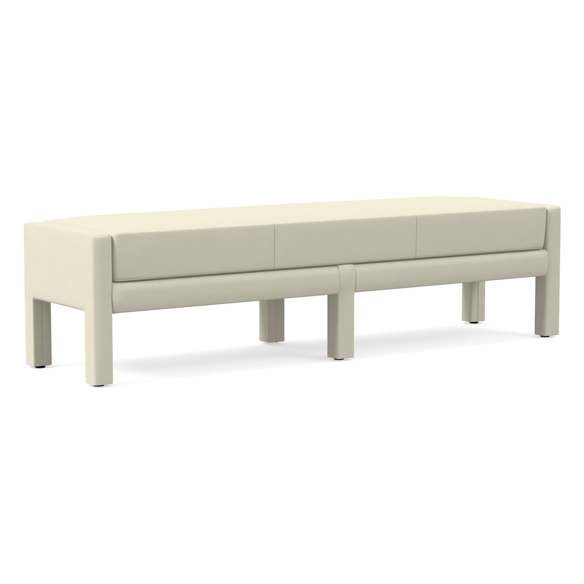 Scarlett Leather Bench | West Elm