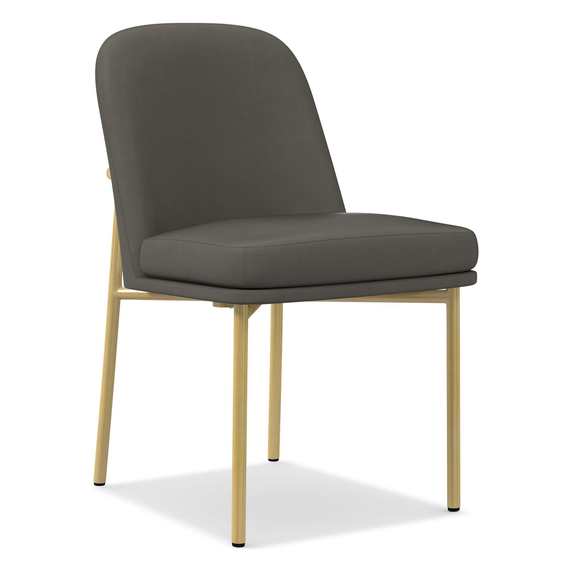 Jack Vegan Leather Metal Frame Dining Chair | West Elm