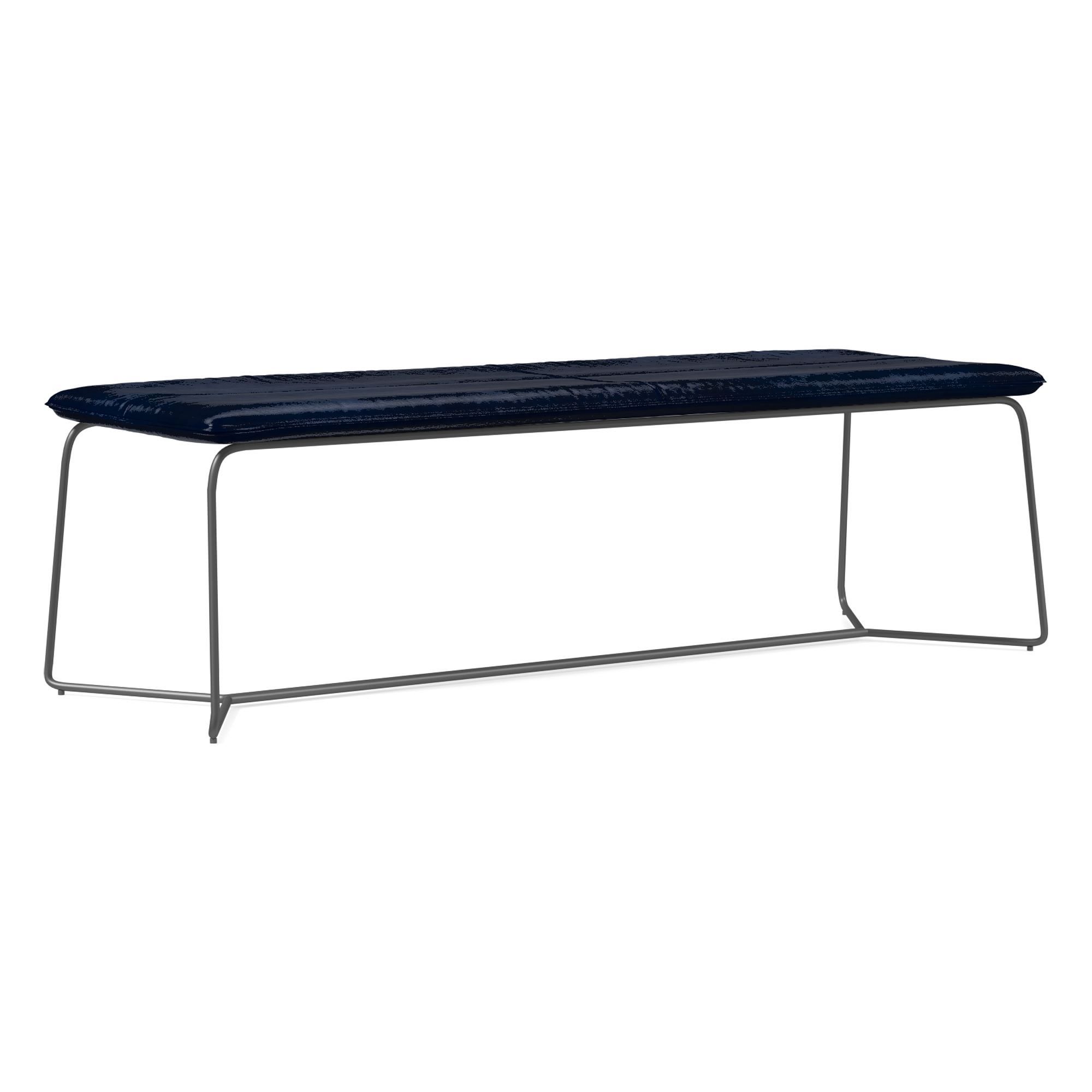 Slope Leather Dining Bench (52") | West Elm