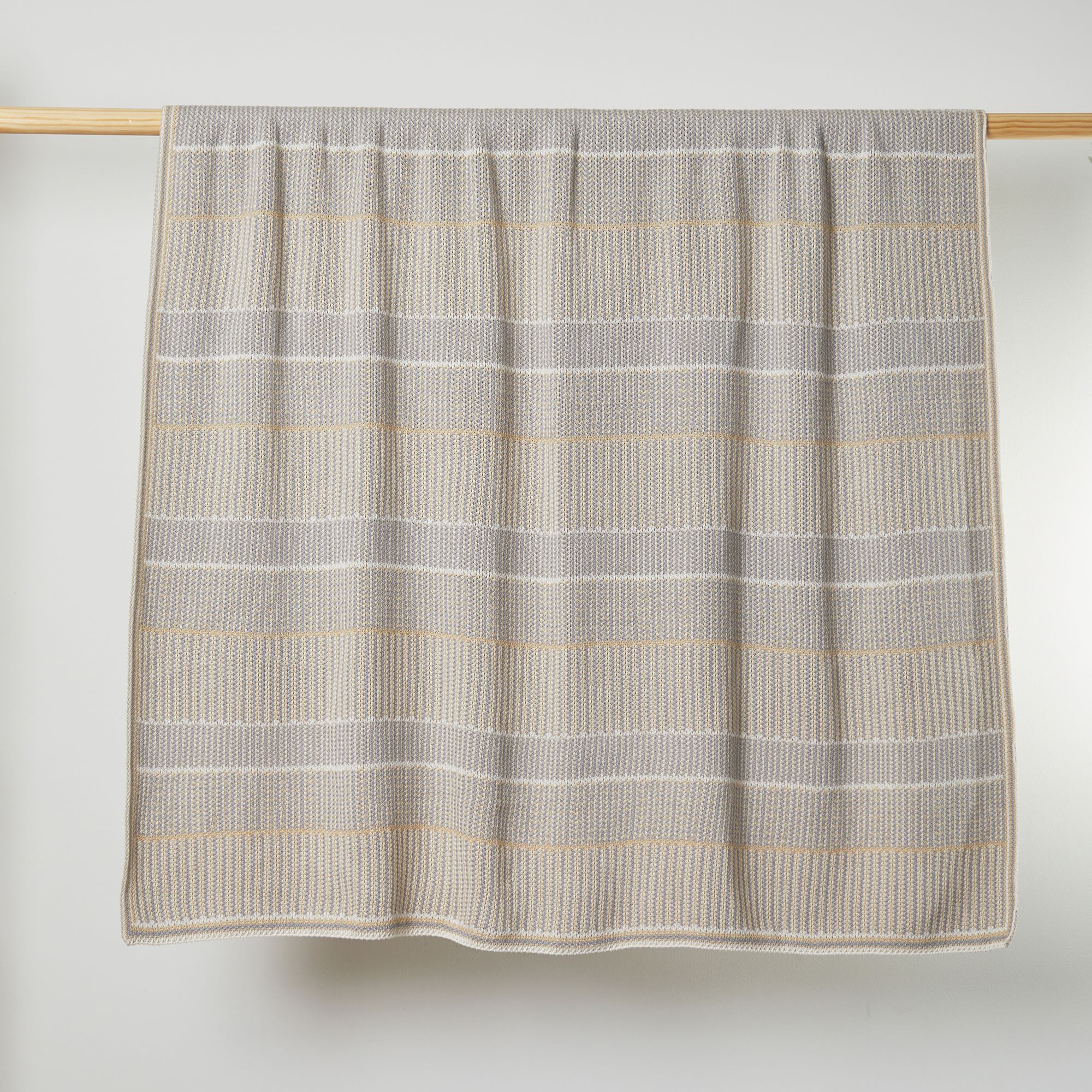 Made*Here New York Lofty Stripe Blanket | West Elm