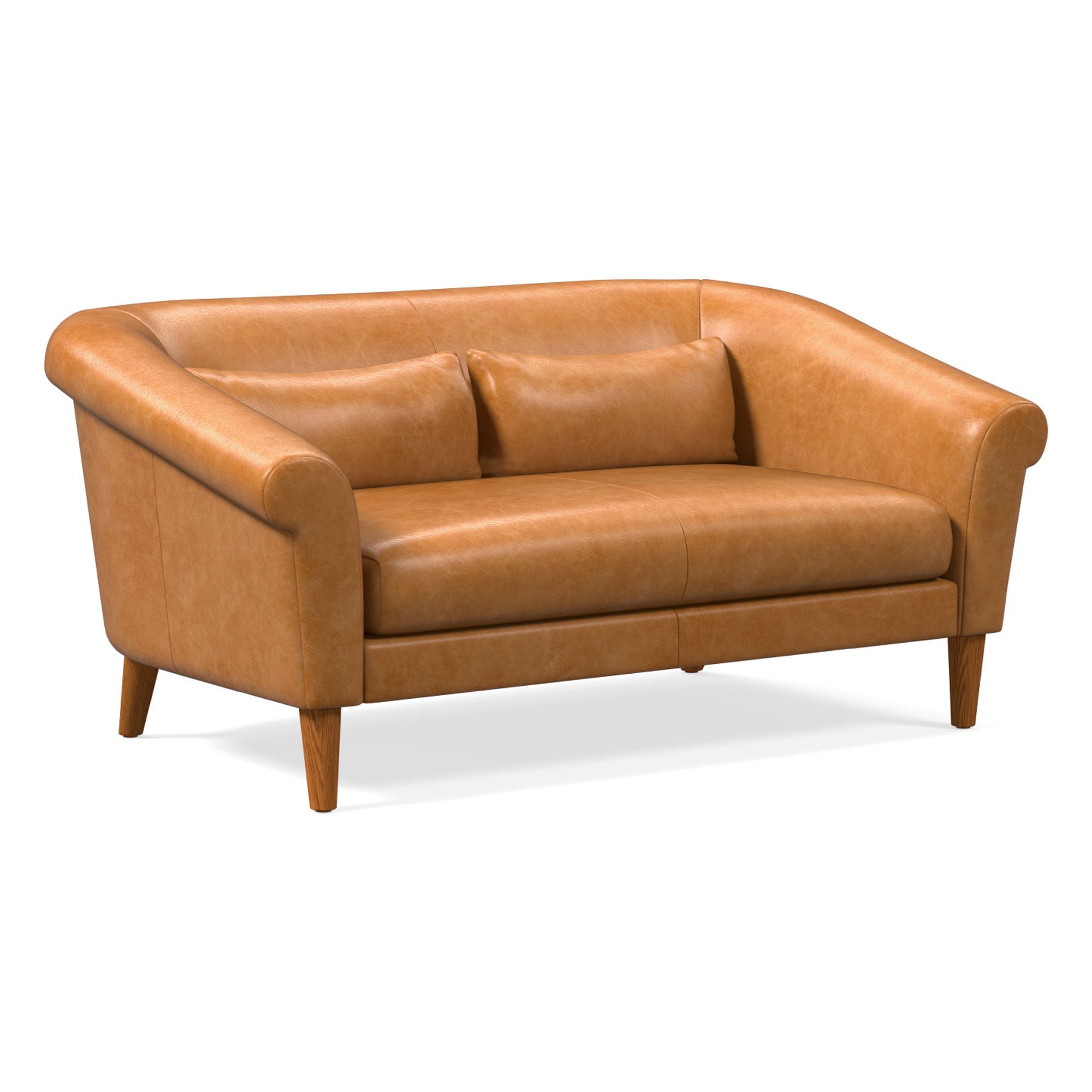 Parlor Leather Sofa (60"–82") | West Elm