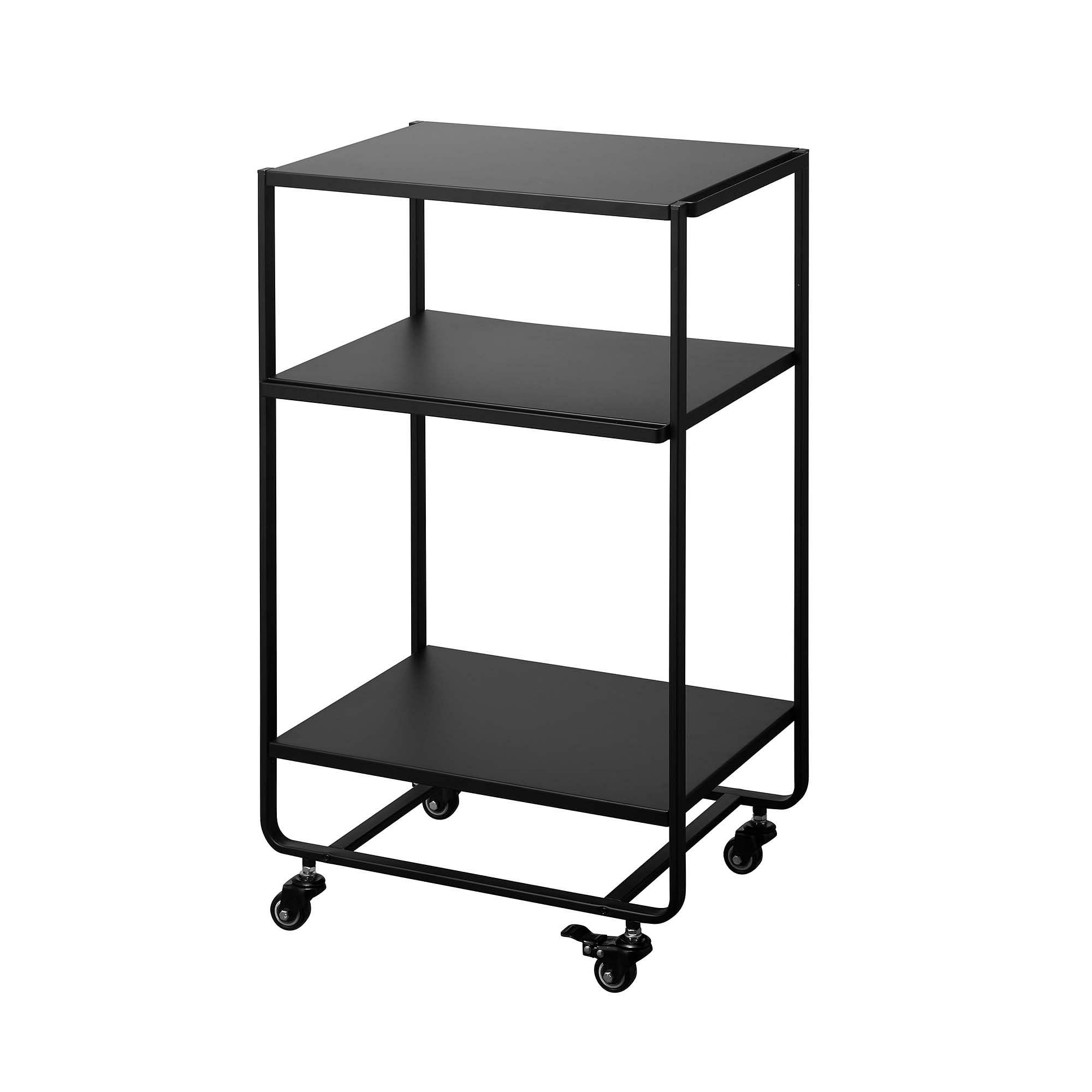 Yamazaki Tower 3-Tier Kitchen Cart w/ Handle | West Elm