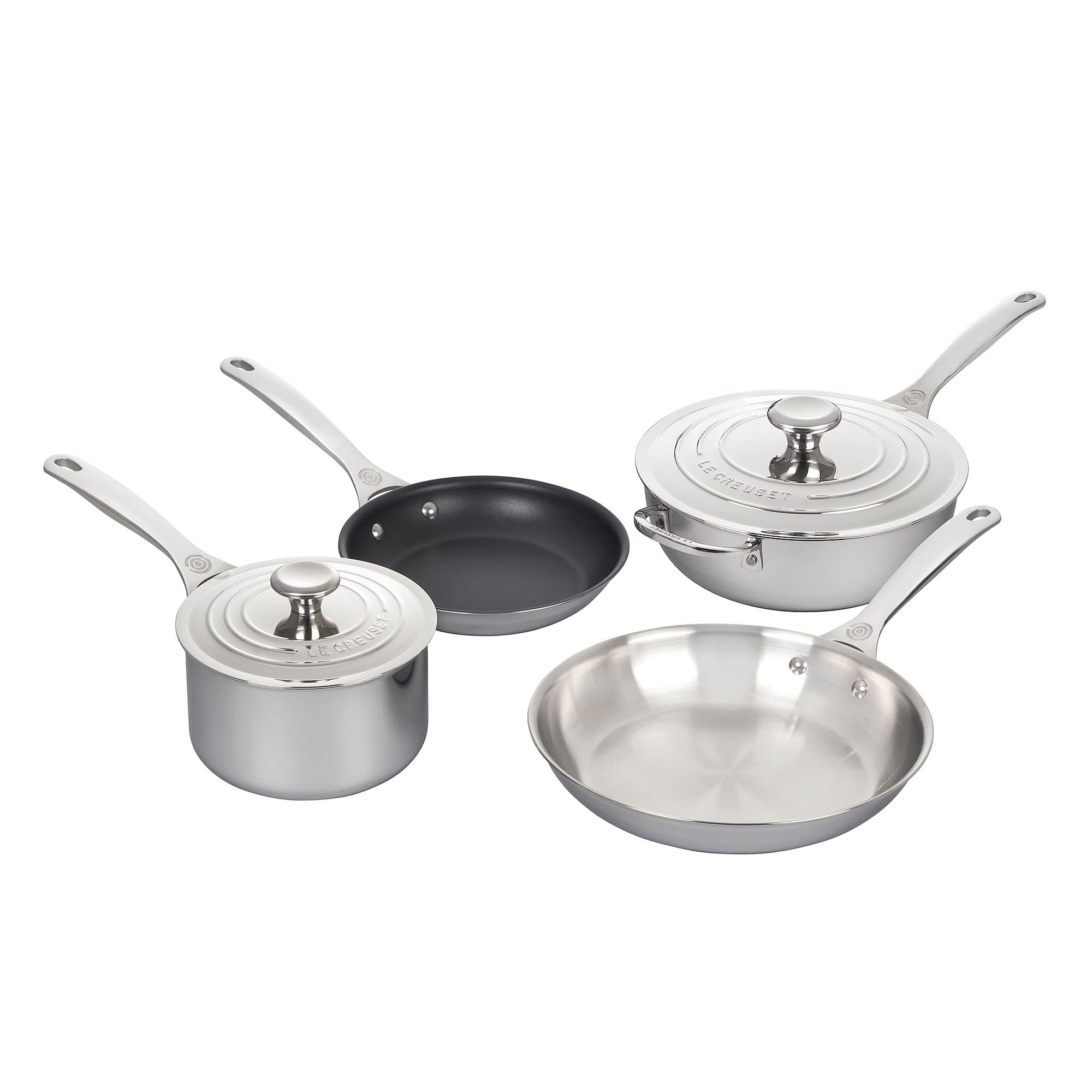 Le Creuset Stainless Steel Set | West Elm