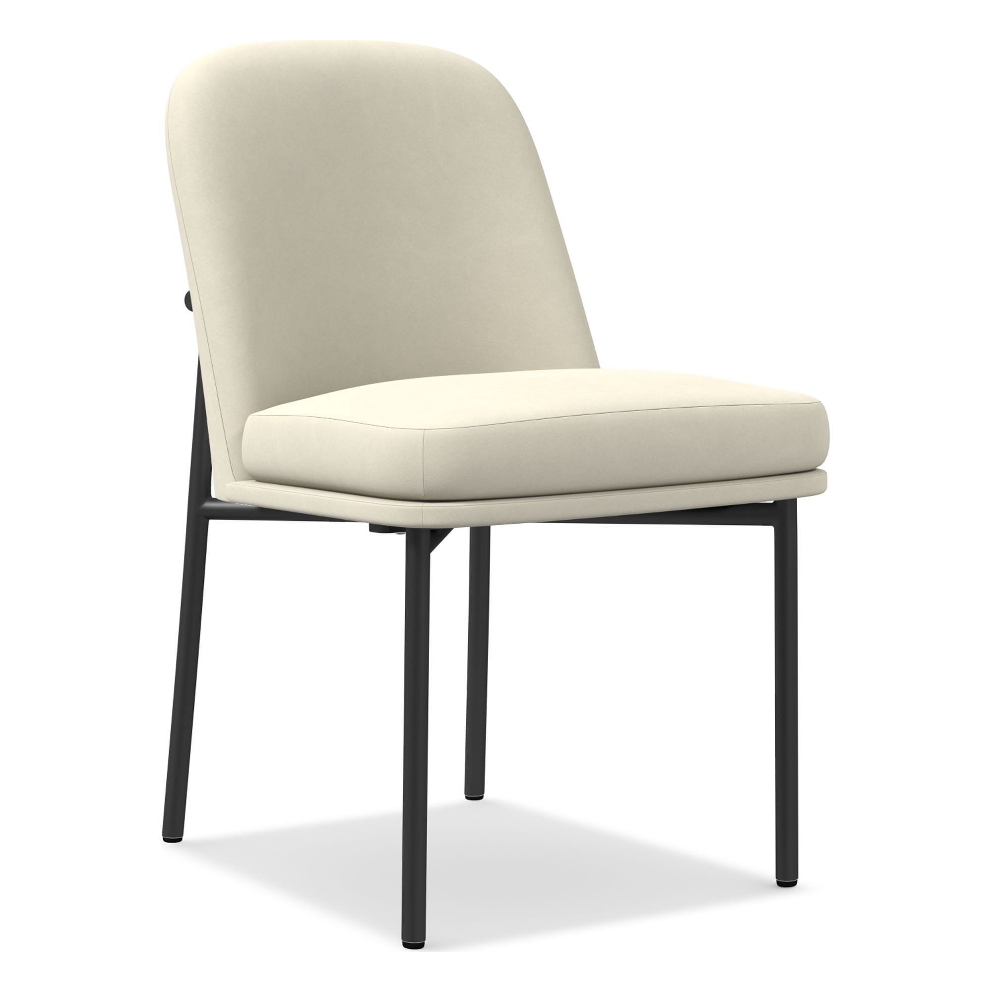 Jack Vegan Leather Metal Frame Dining Chair | West Elm