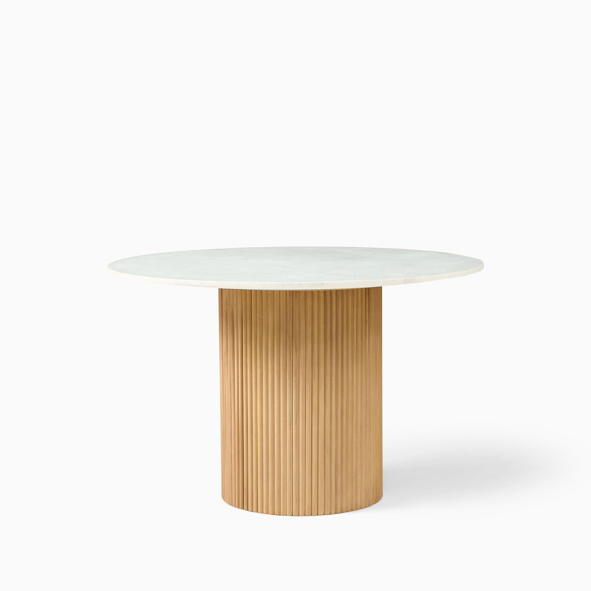 Ellington Marble Round Dining Table (48") | West Elm