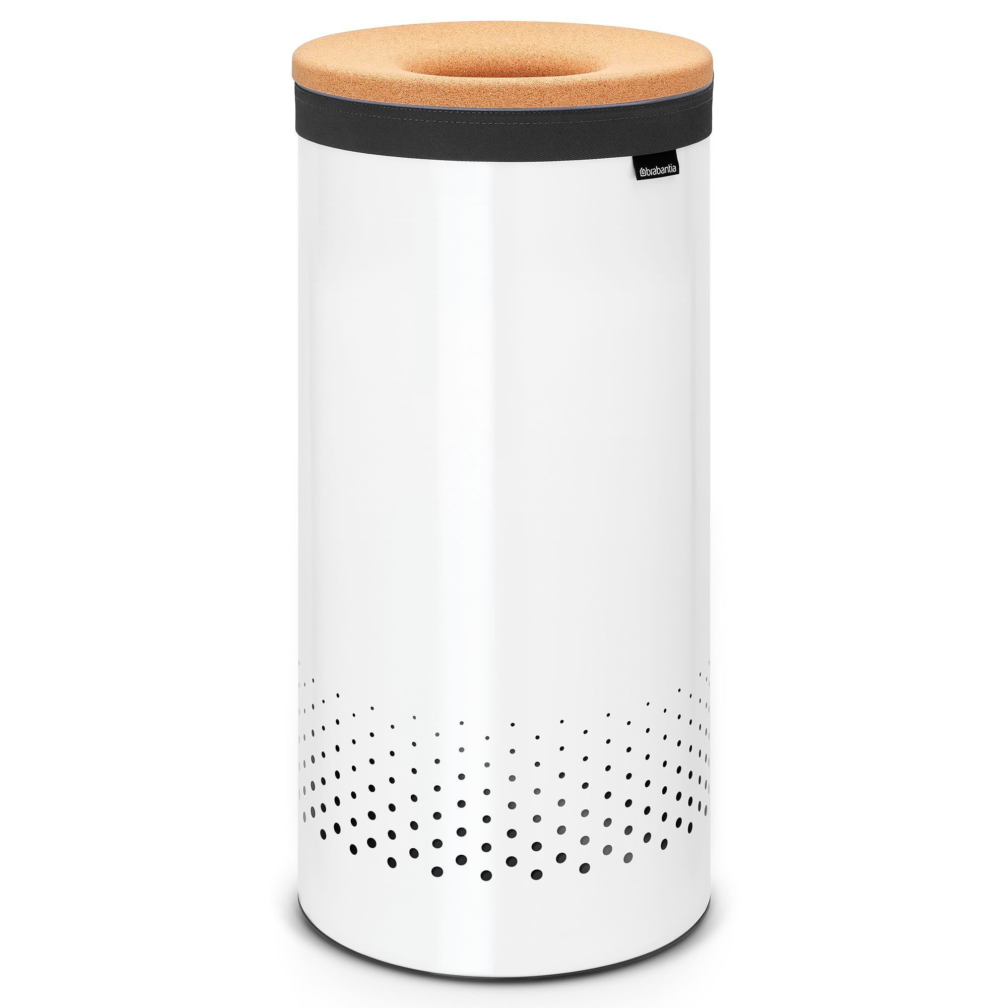 Brabantia Lidded Steel Hamper | West Elm