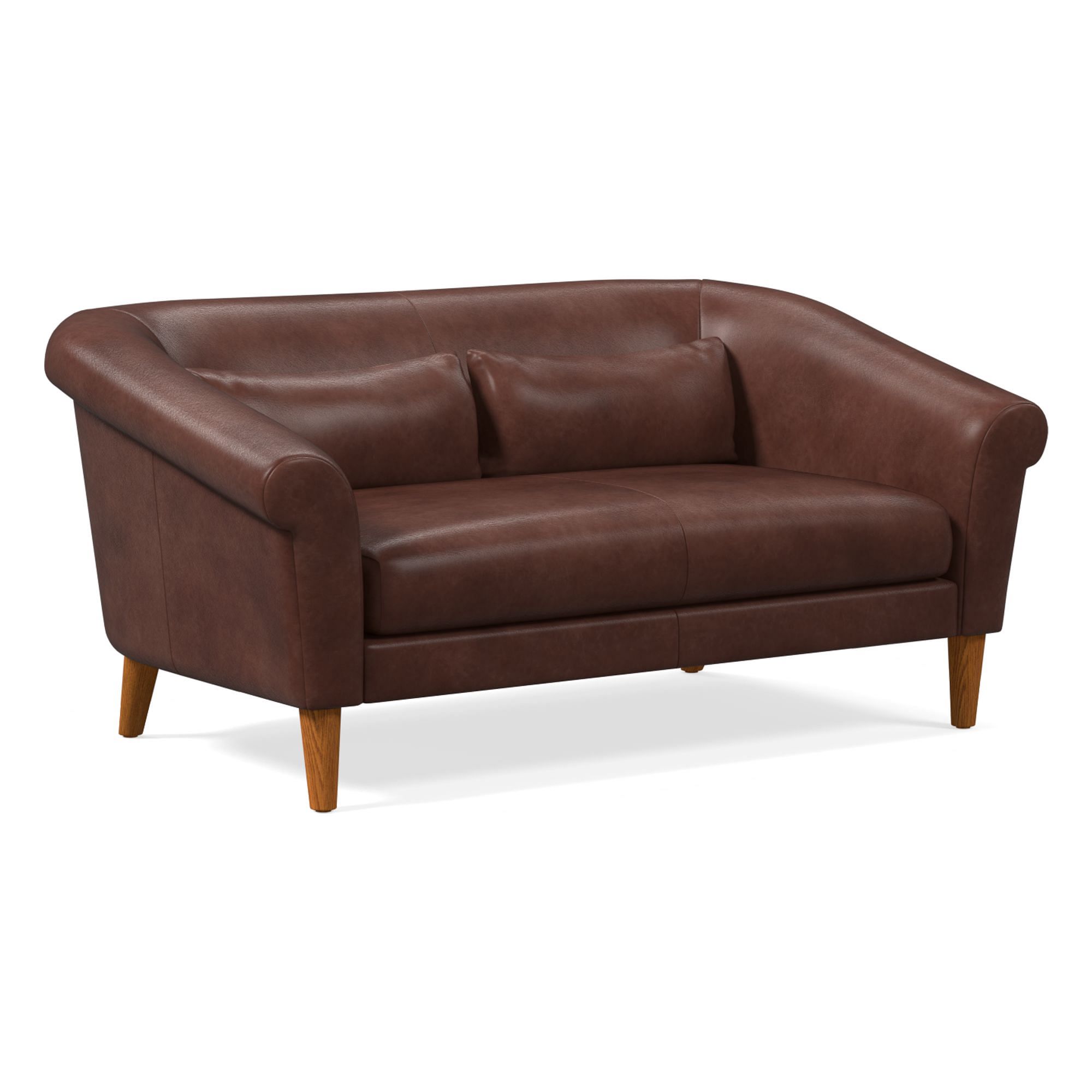 Parlor Leather Sofa (60"–82") | West Elm