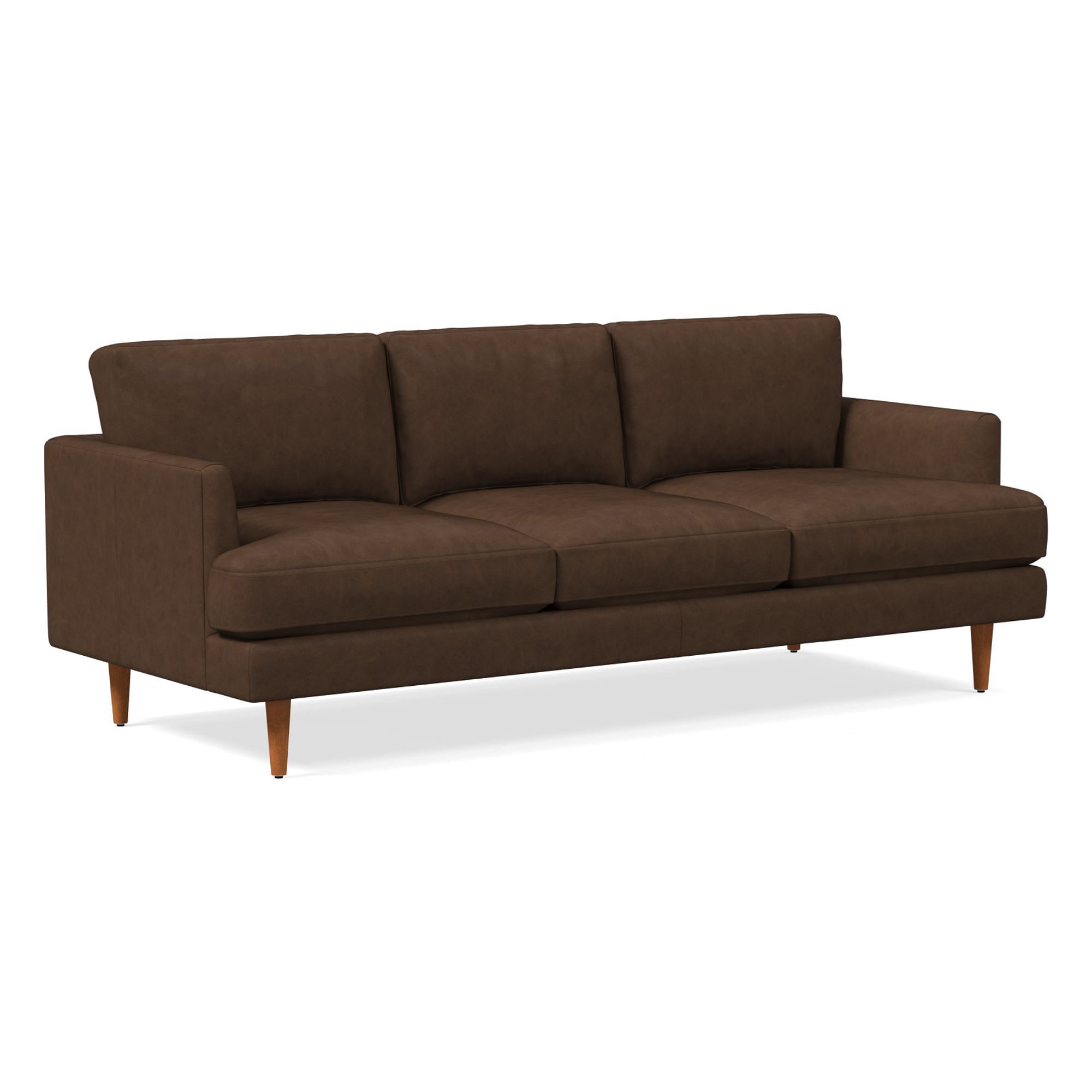 Haven Loft Leather Sofa (76"–86") | West Elm