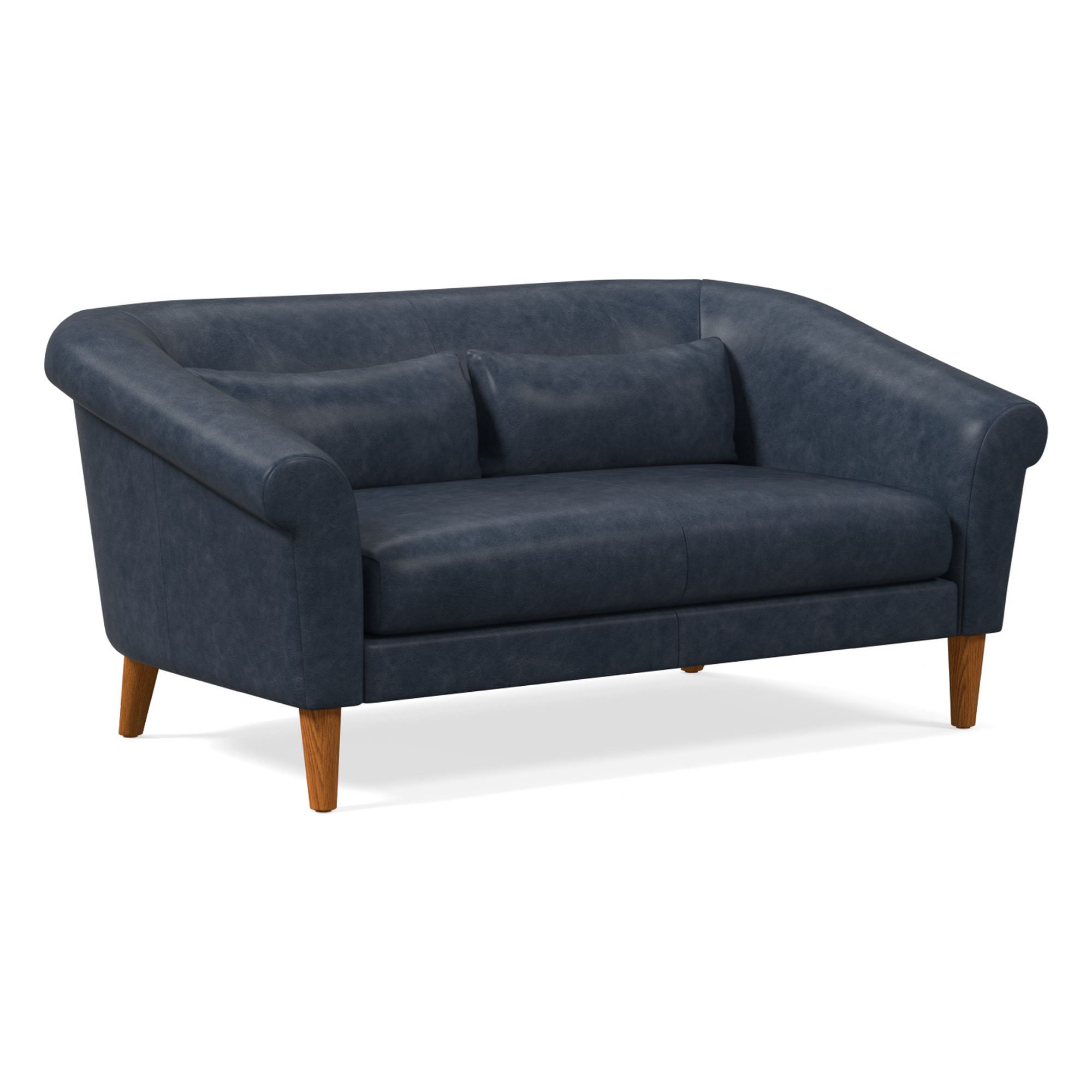 Parlor Leather Sofa (60"–82") | West Elm