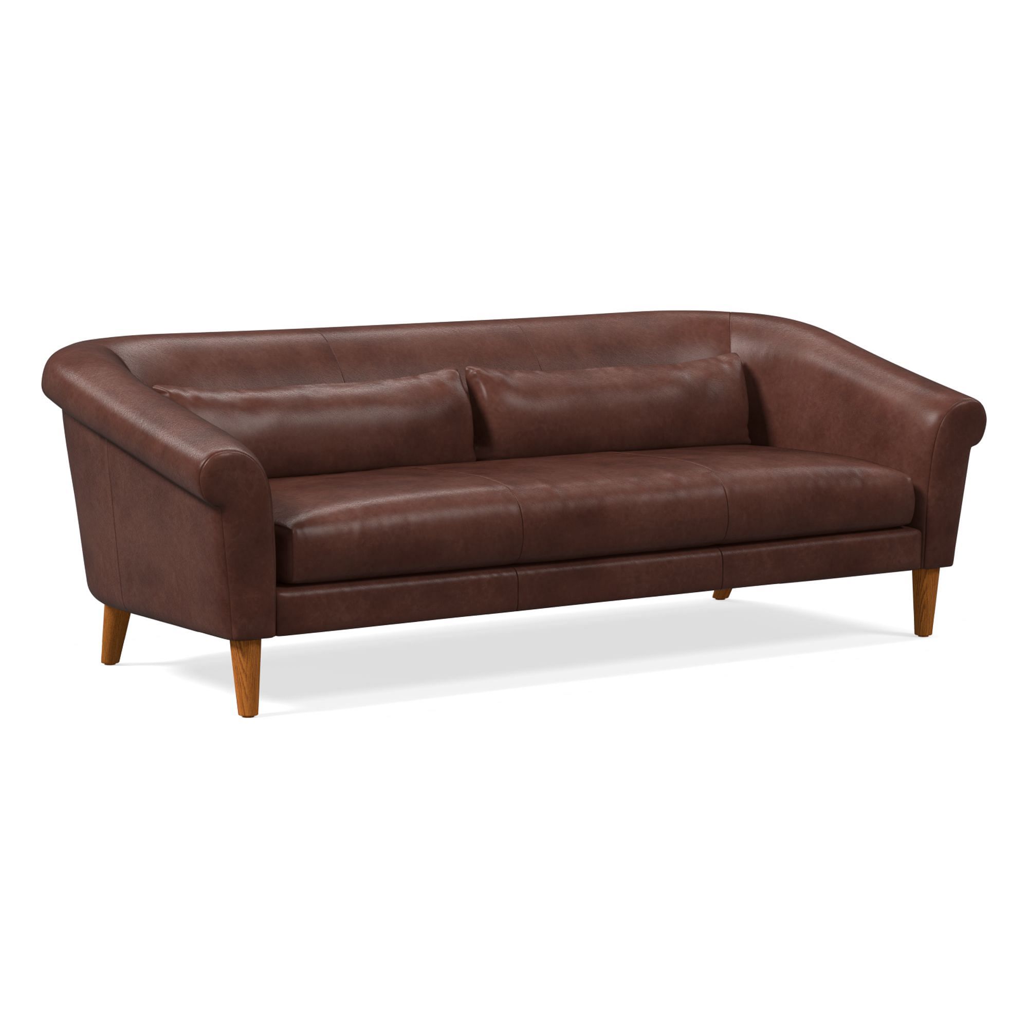 Parlor Leather Sofa (60"–82") | West Elm