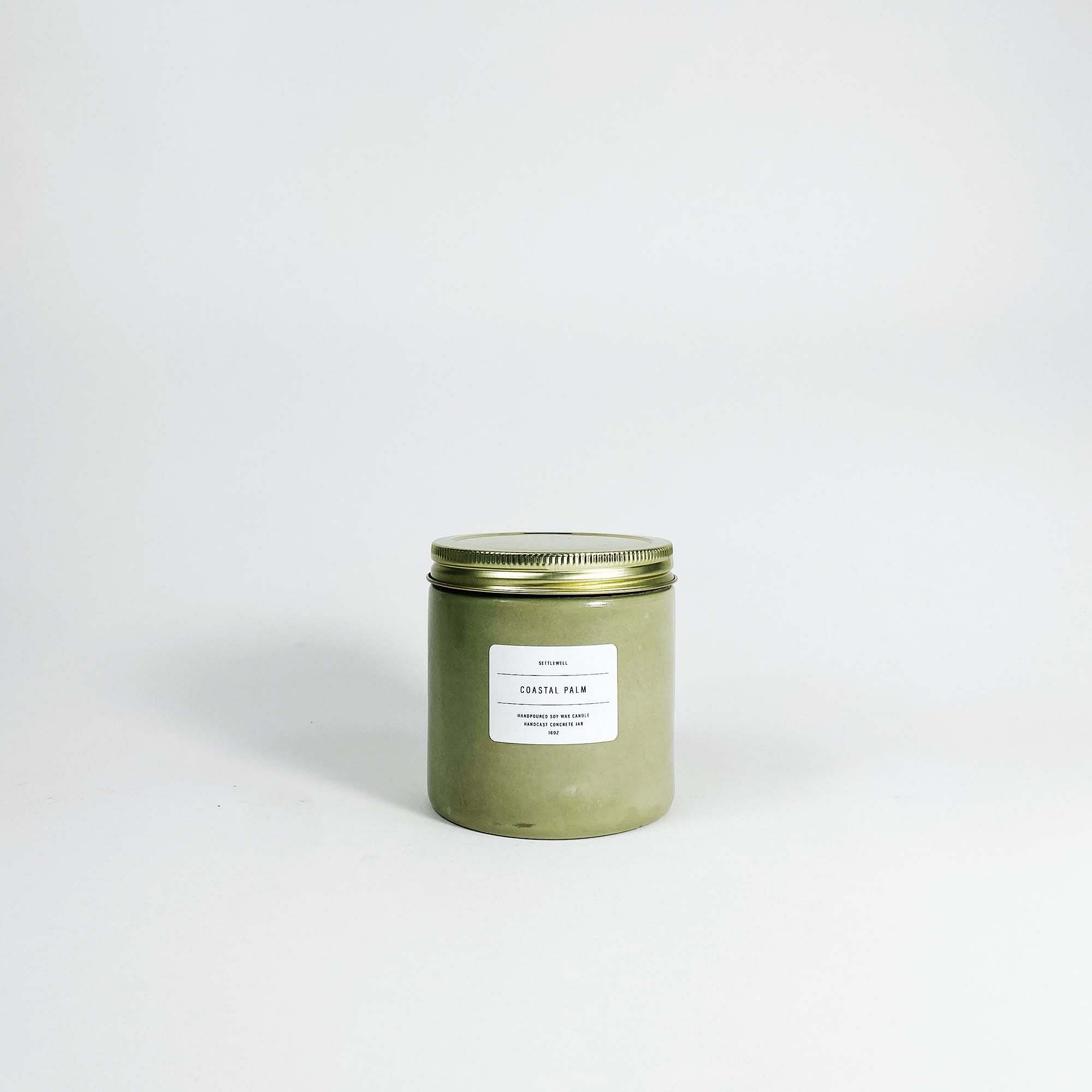 SETTLEWELL Concrete Candle | West Elm