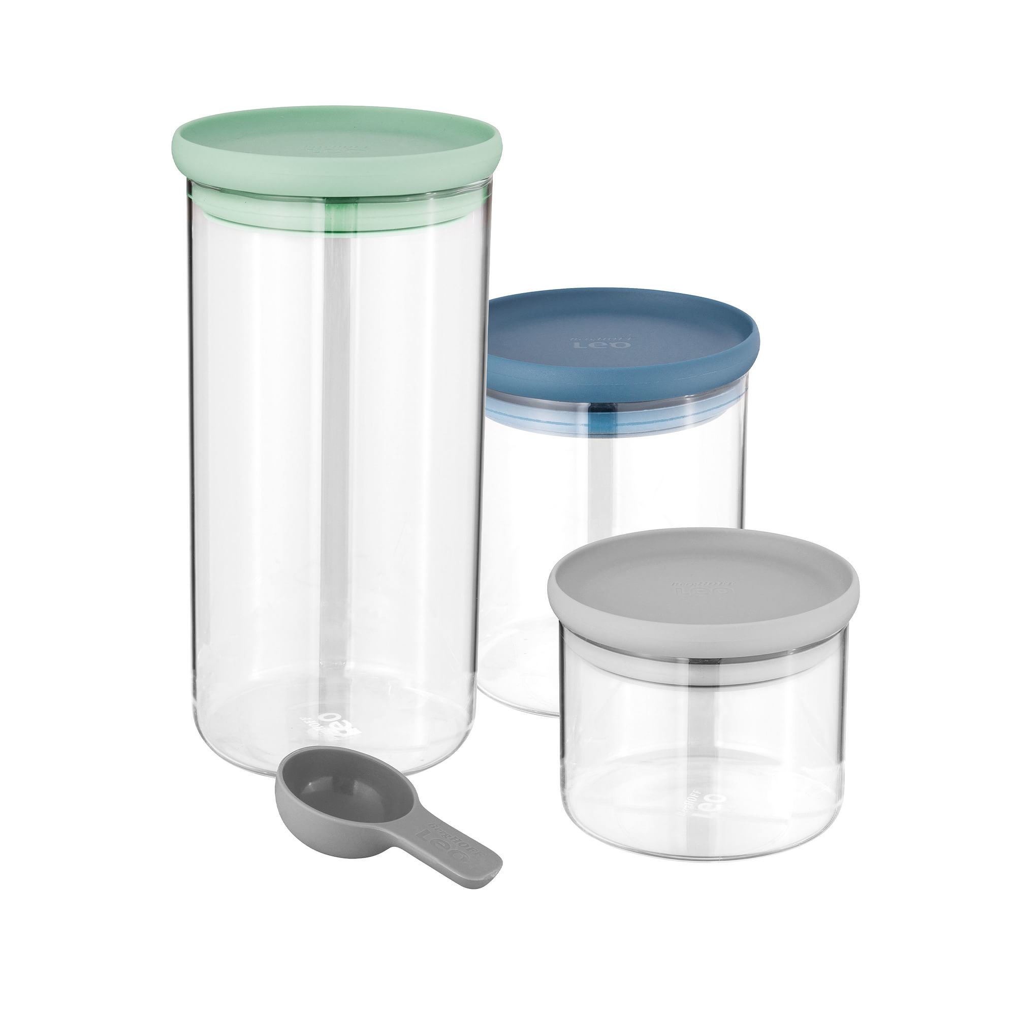 BergHOFF Leo Glass Container Set - 3 Piece | West Elm