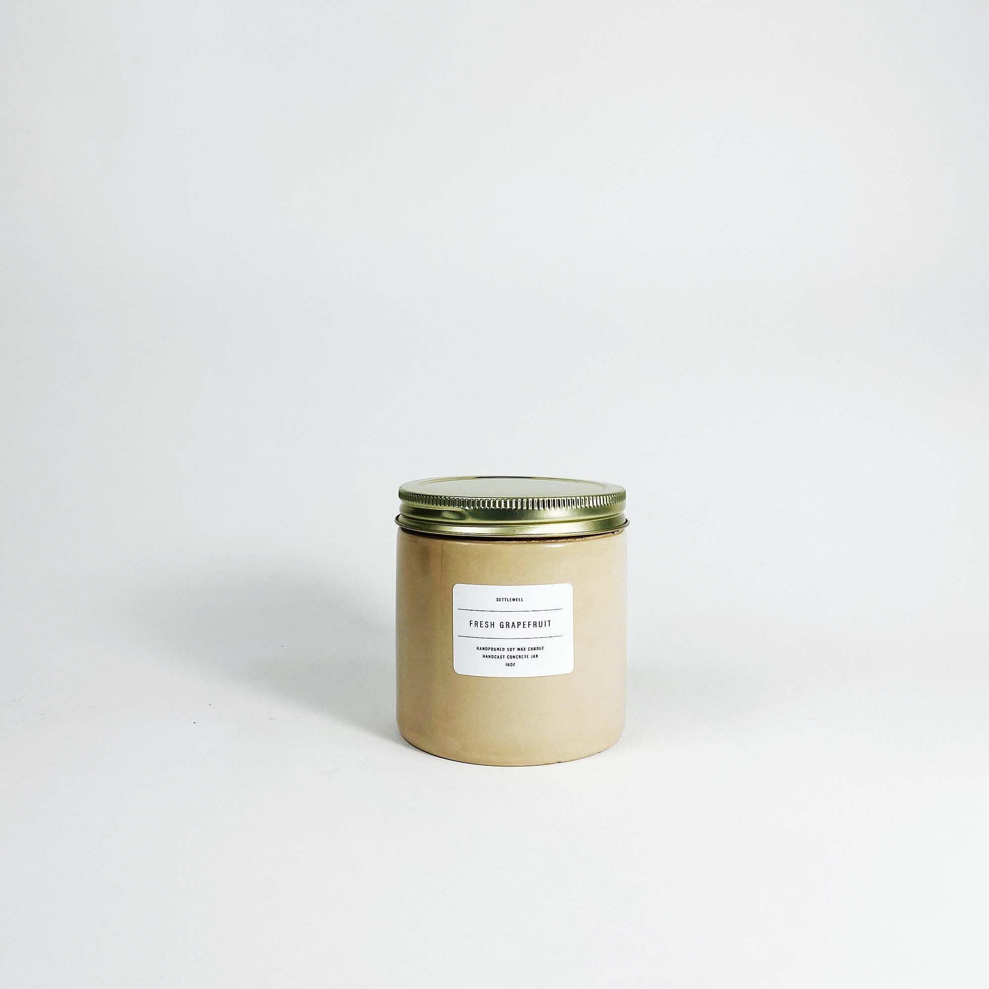 SETTLEWELL Concrete Candle | West Elm