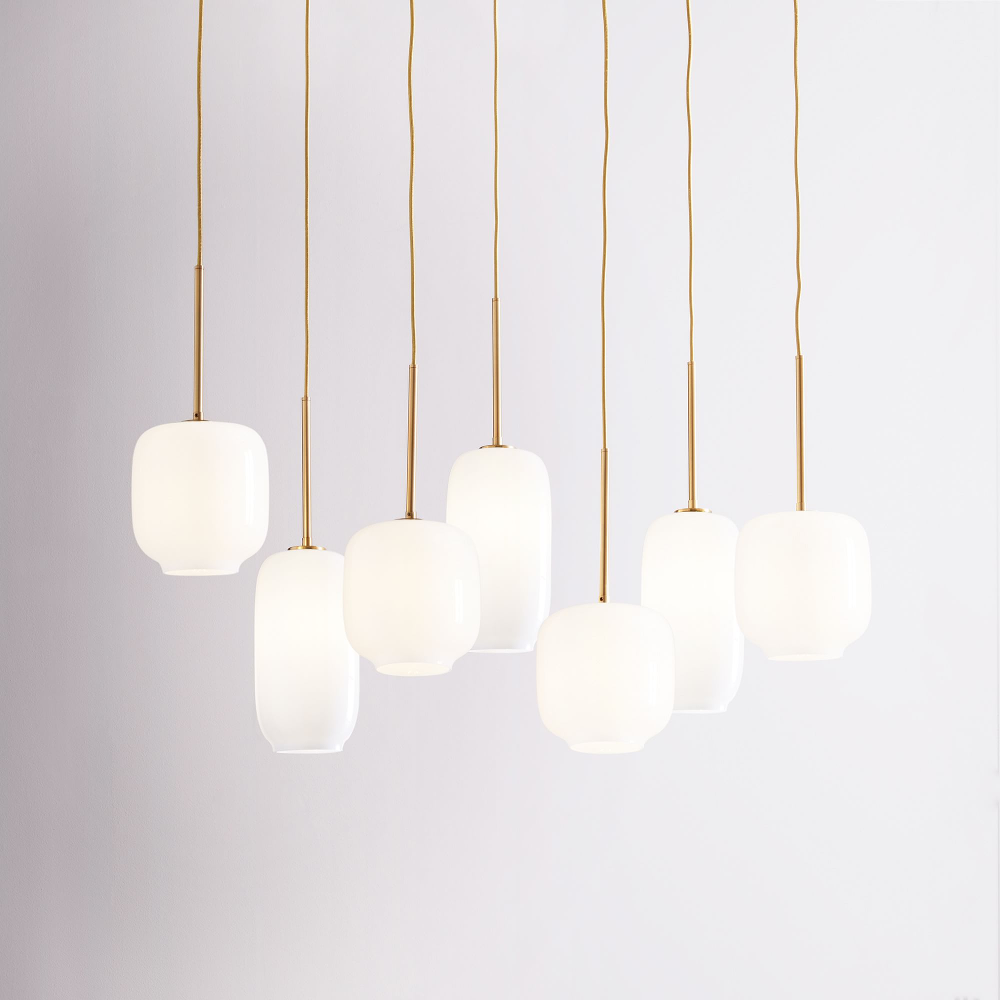 Sculptural 7-Light Pebble Chandelier | West Elm