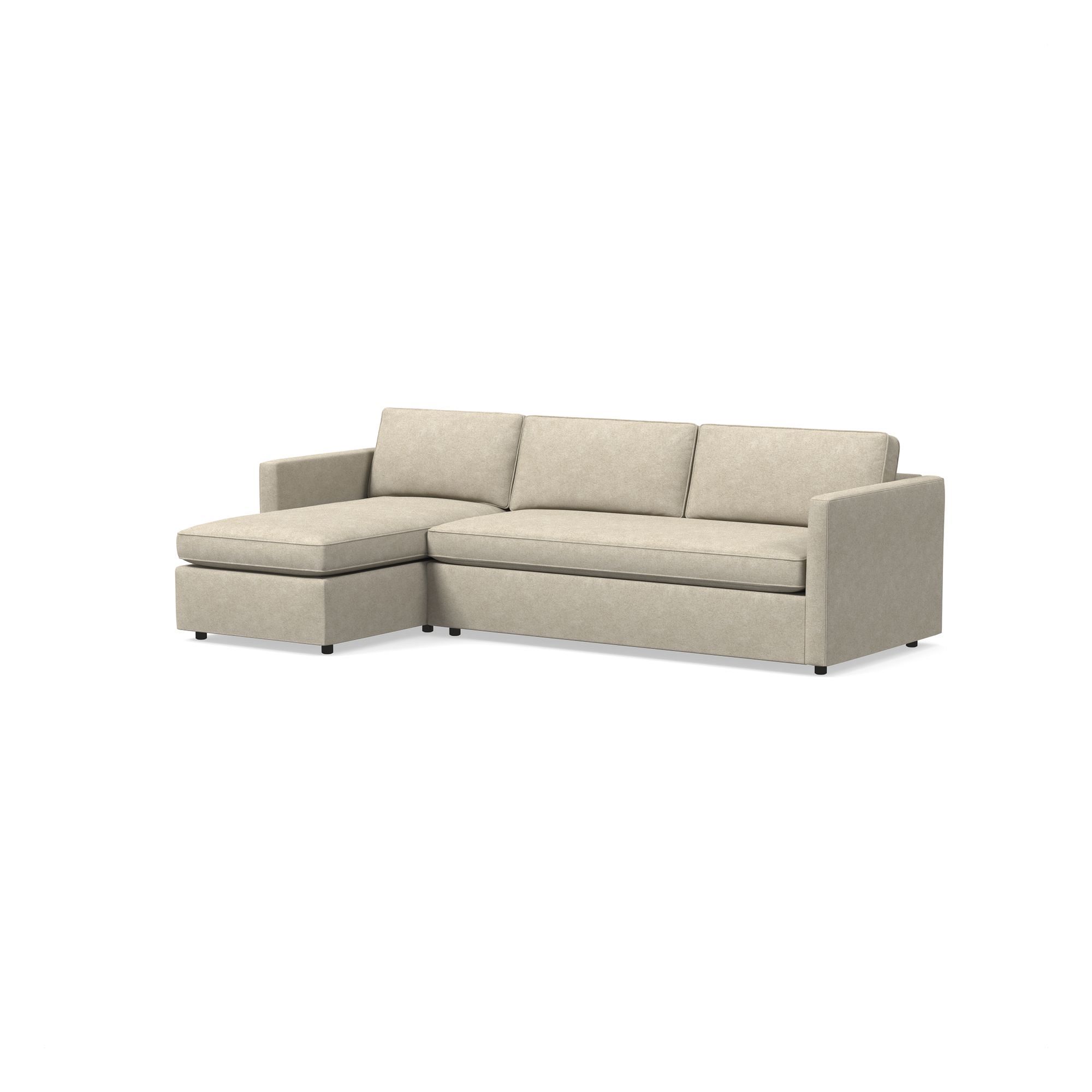 Harris 2 Piece Pop Up Sleeper Sectional With Storage | West Elm