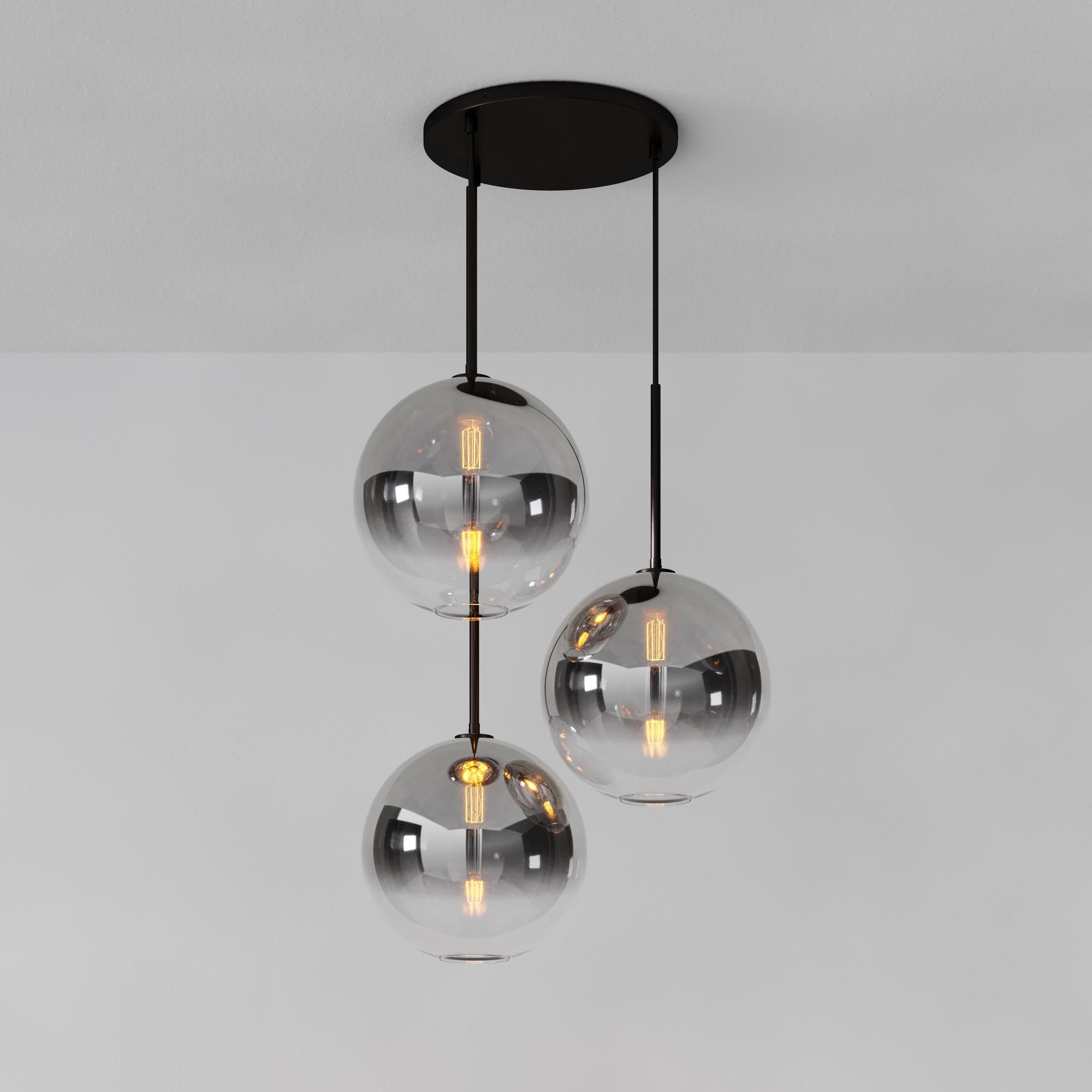 Sculptural 3-Light Globe Chandelier | West Elm