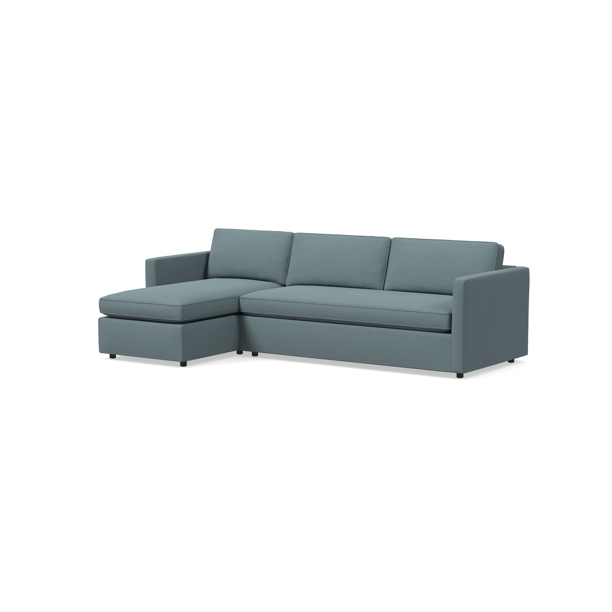 Harris 2 Piece Pop Up Sleeper Sectional With Storage | West Elm