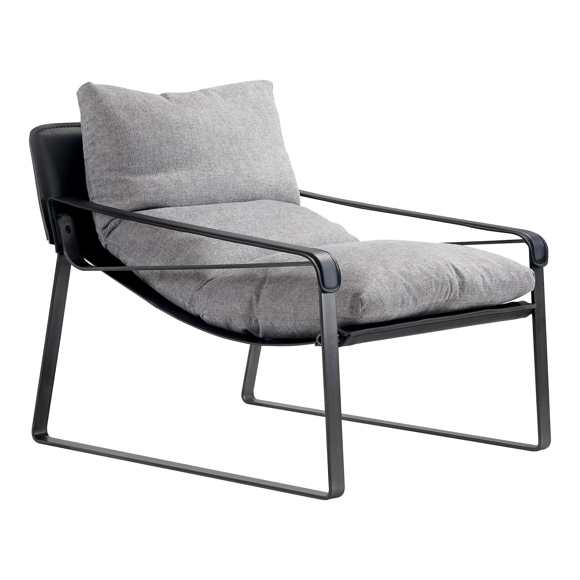 Bram Reclined Sling Chair | West Elm