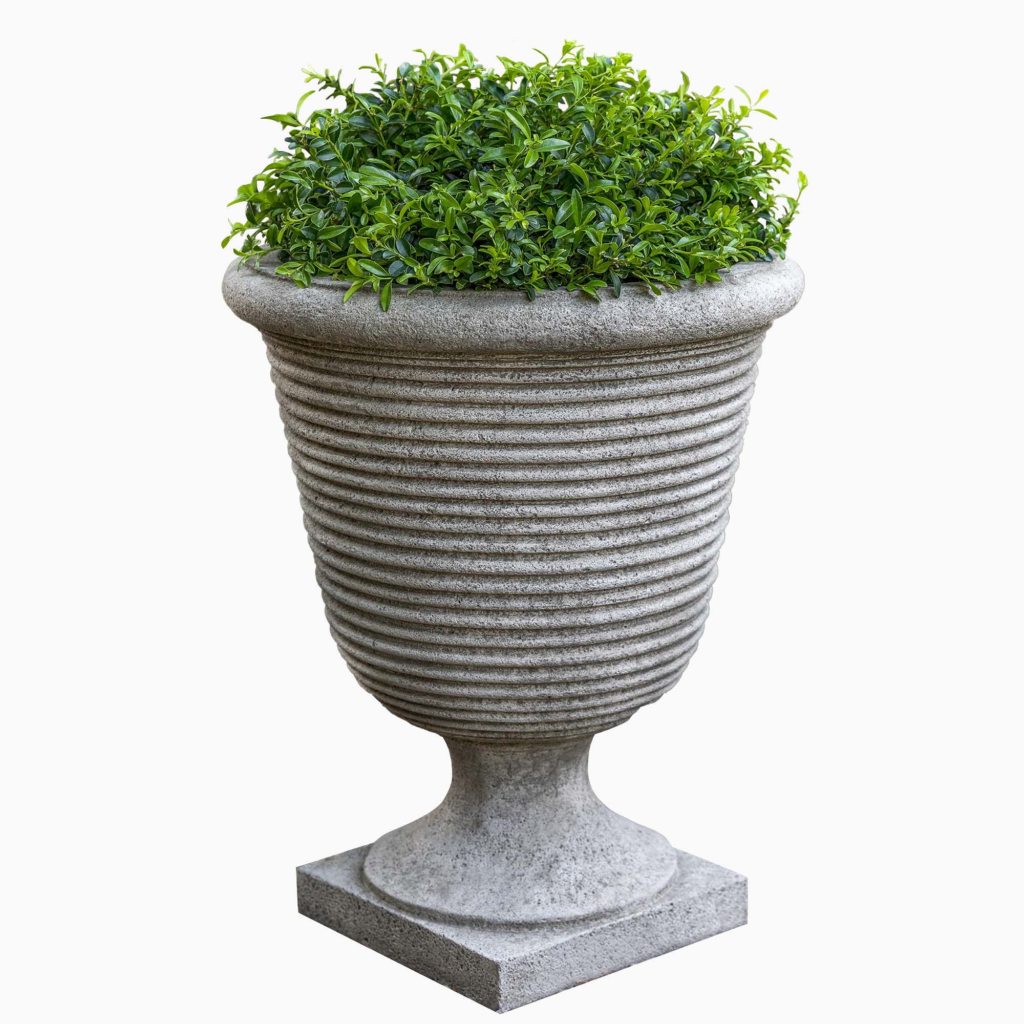 Ribbed Terrace Urn | West Elm