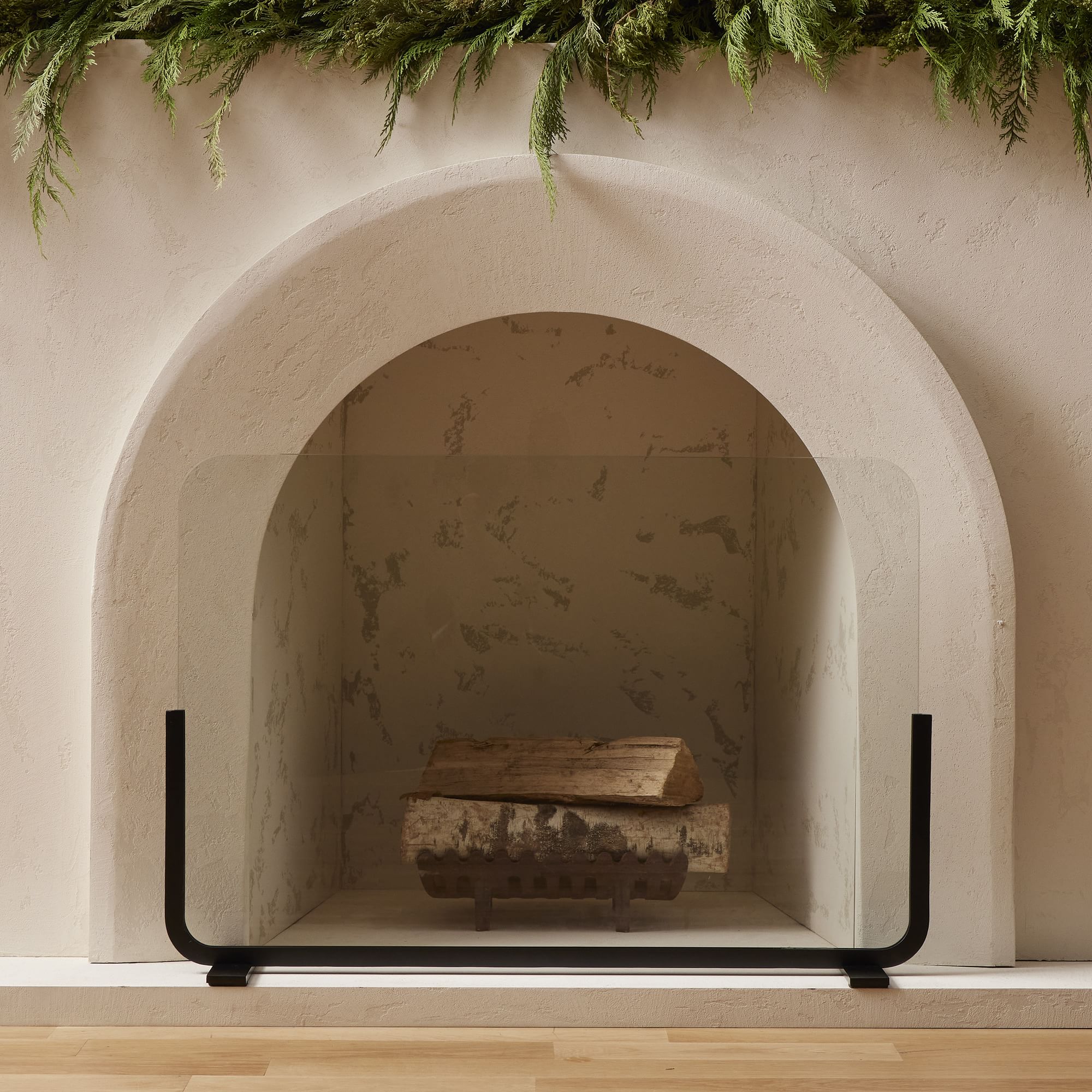 Willow Fireplace Screen | West Elm