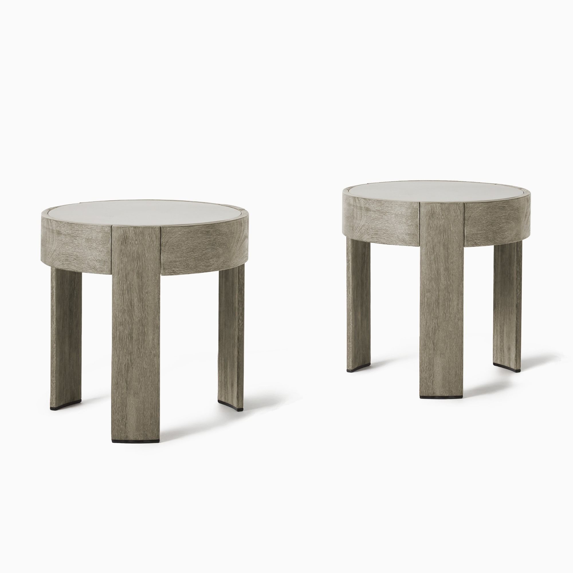 Portside Outdoor Round Side Table (20") | West Elm