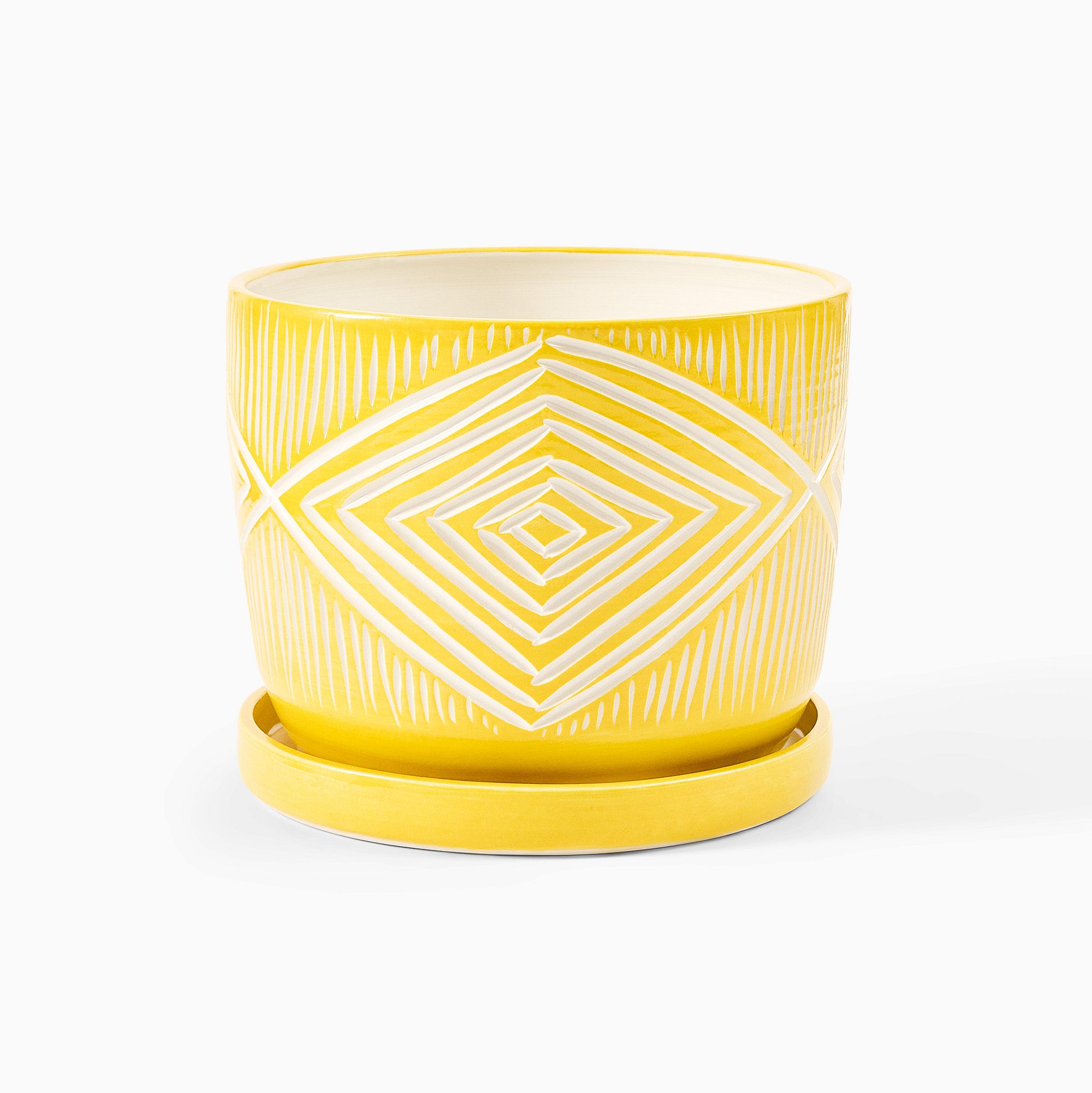 SampleHAUS Zulu Planter w/ Dish | West Elm