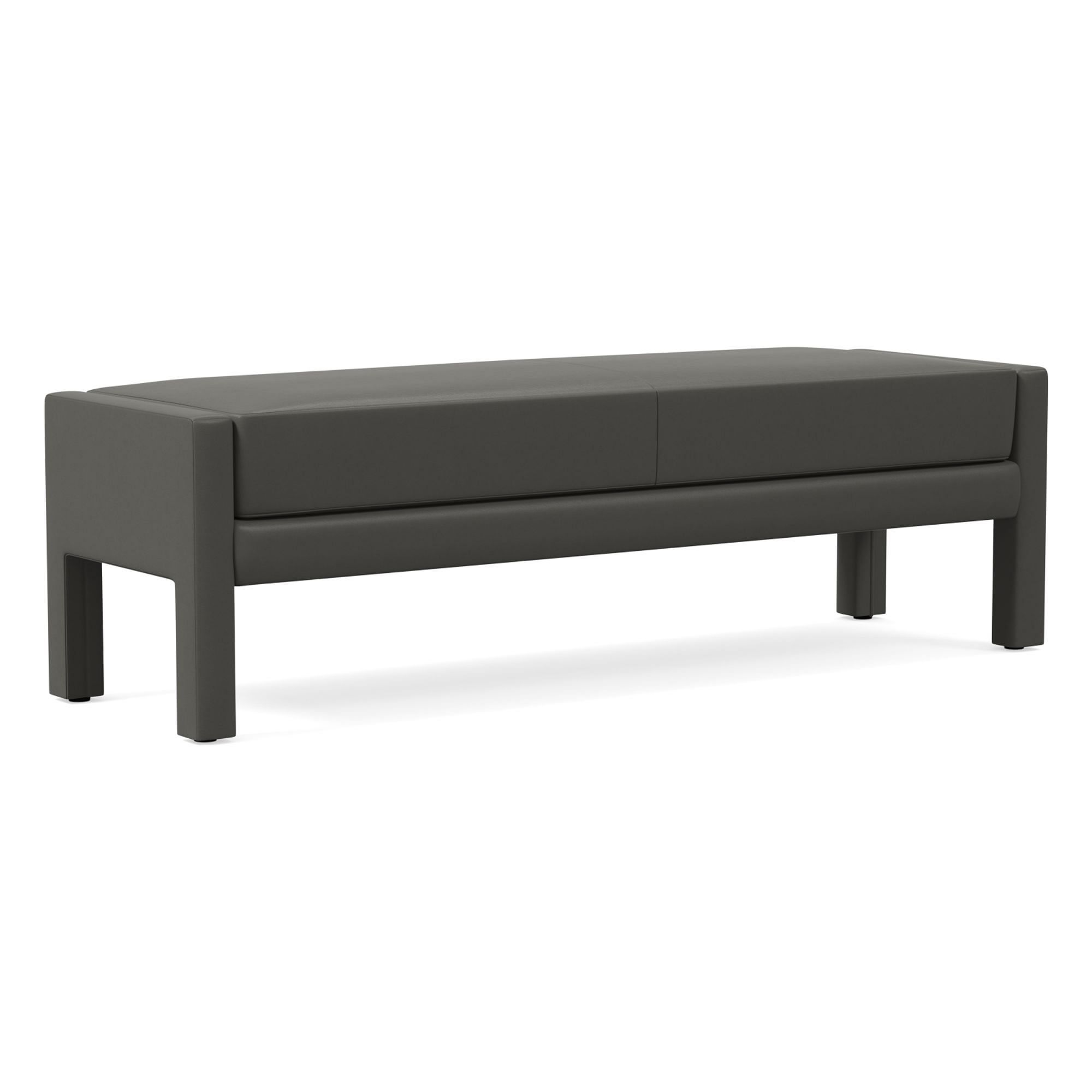 Scarlett Leather Bench | West Elm