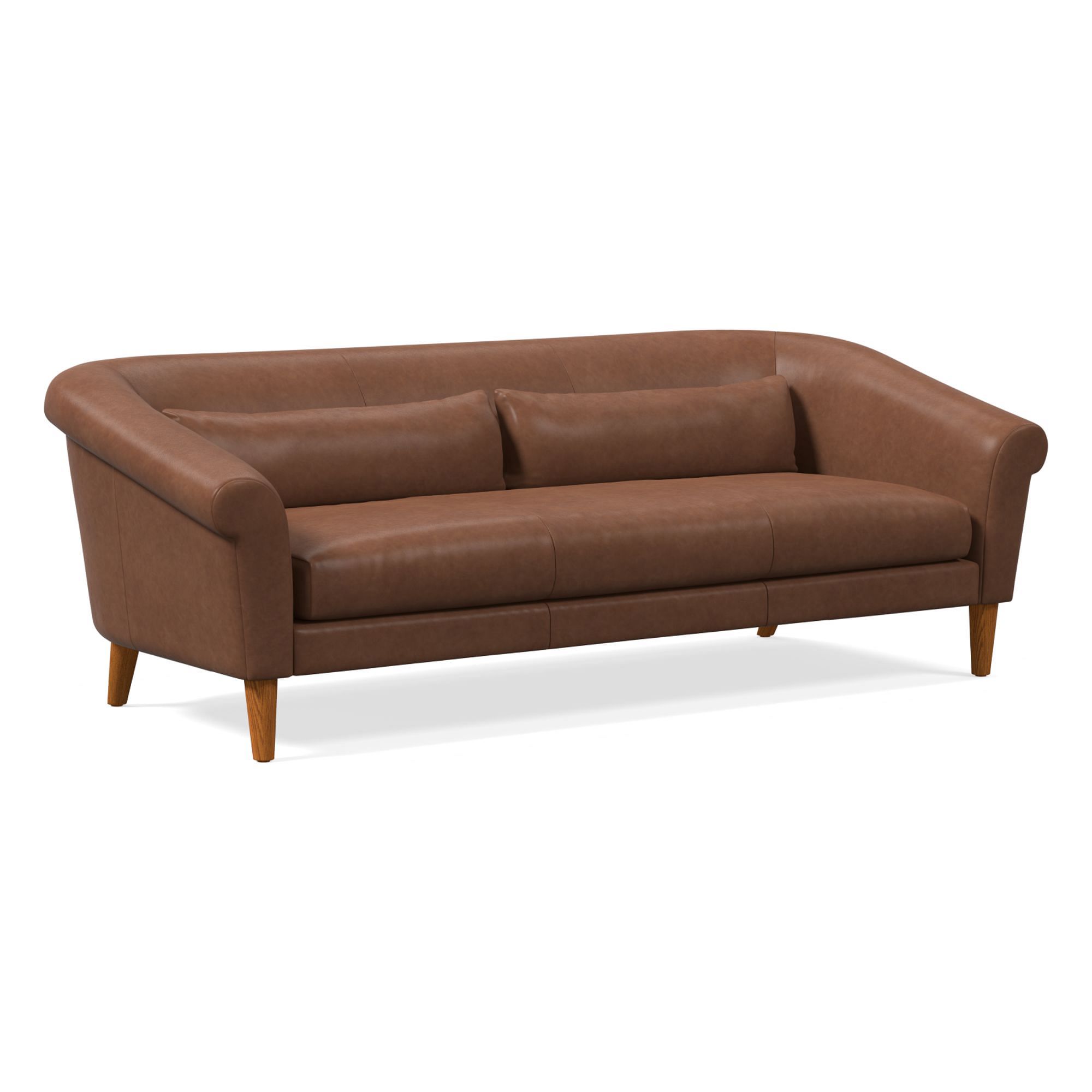 Parlor Leather Sofa (60"–82") | West Elm