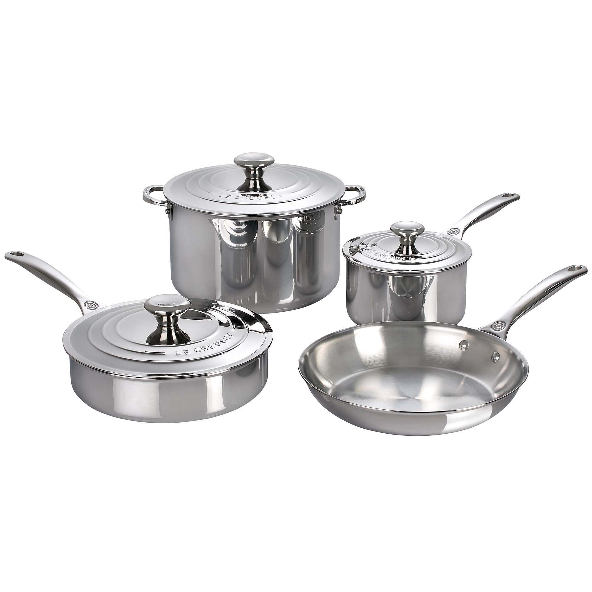 Le Creuset Stainless Steel Set | West Elm