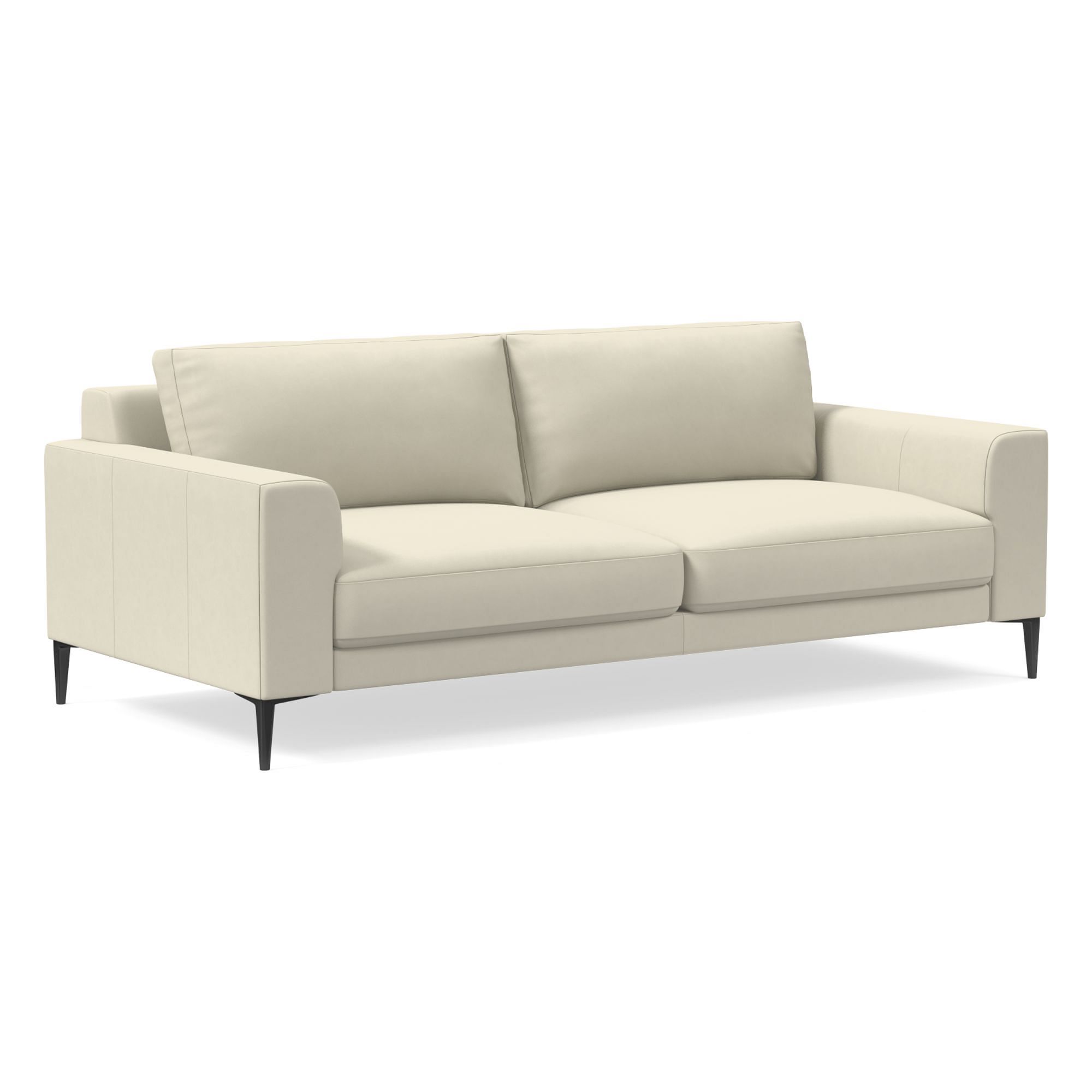 Harper Leather Sofa (76"–96") | West Elm