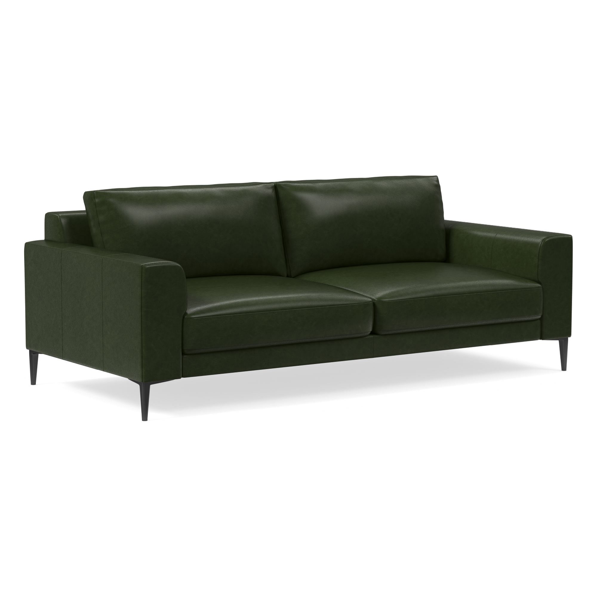 Harper Leather Sofa (76"–96") | West Elm